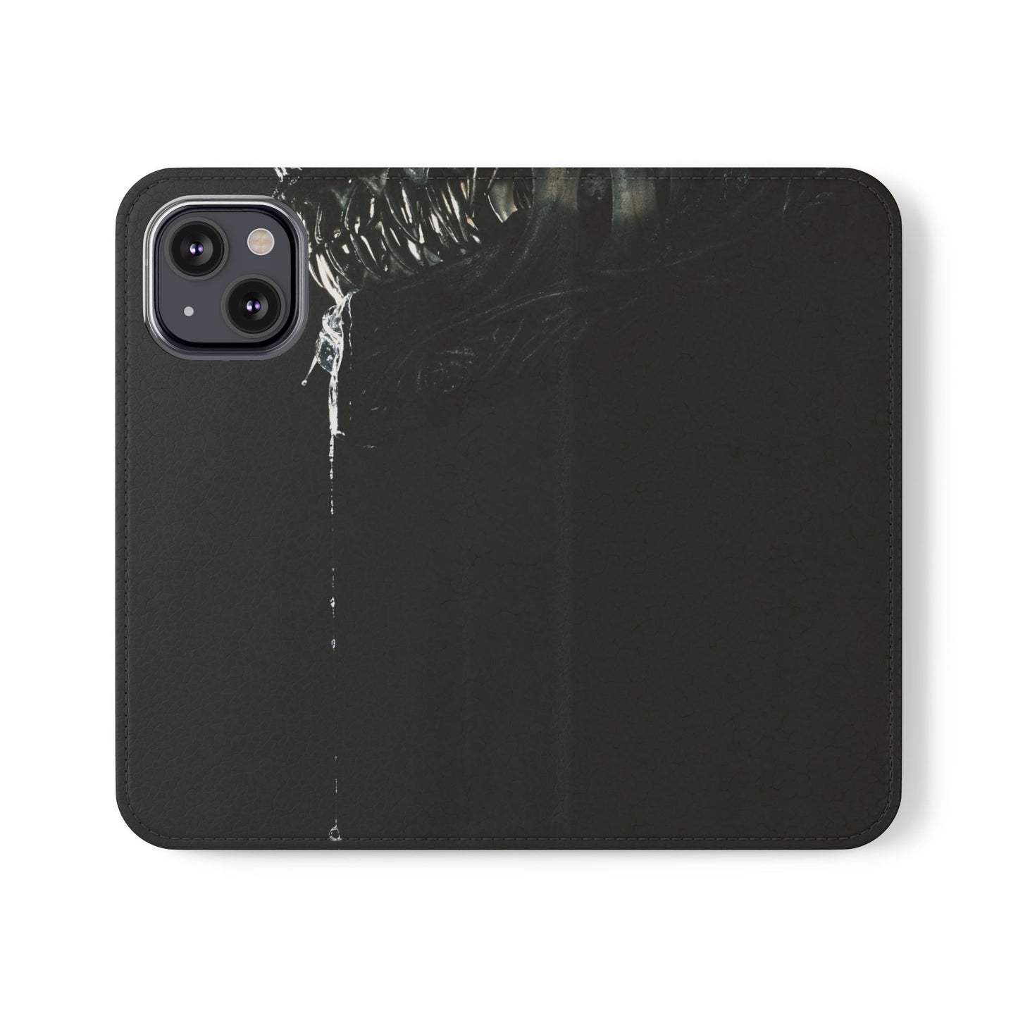 Black Alien Flip Case for iPhone & Samsung | PhoneMags