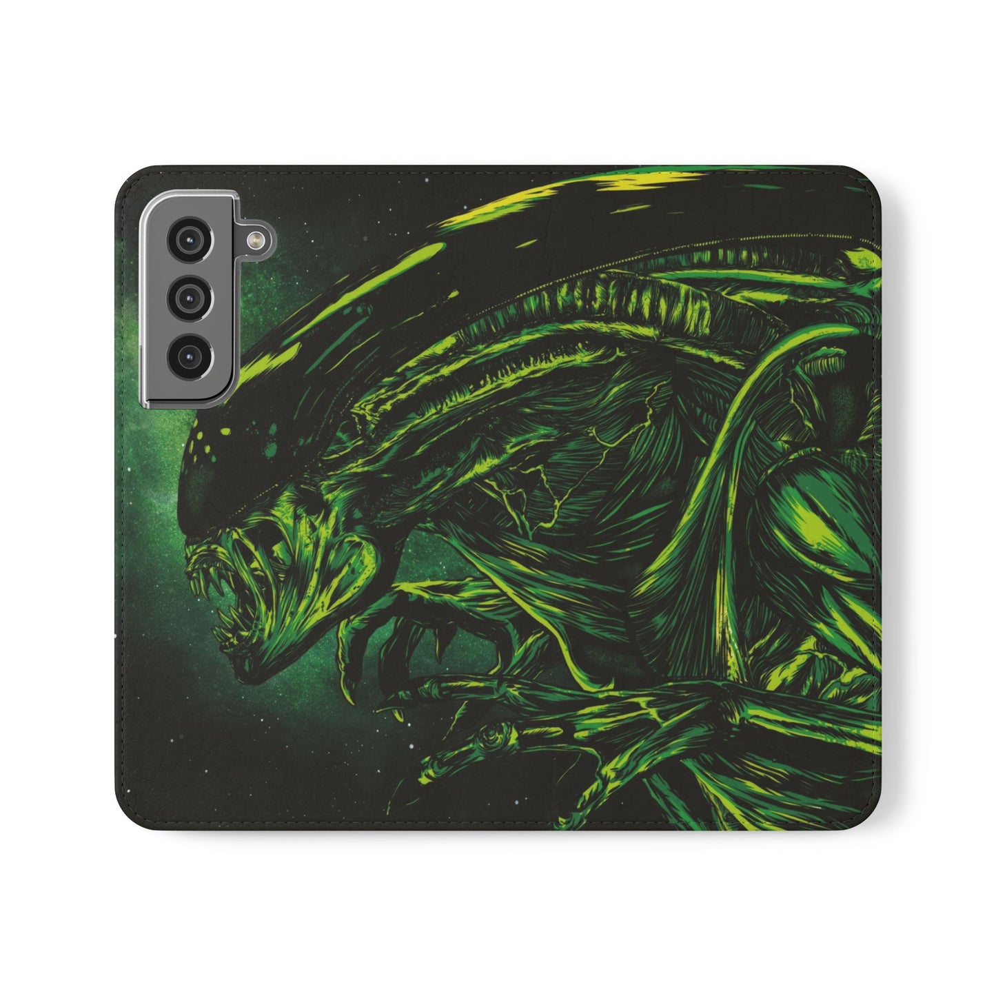 Alien Flip Case for iPhone & Samsung | PhoneMags