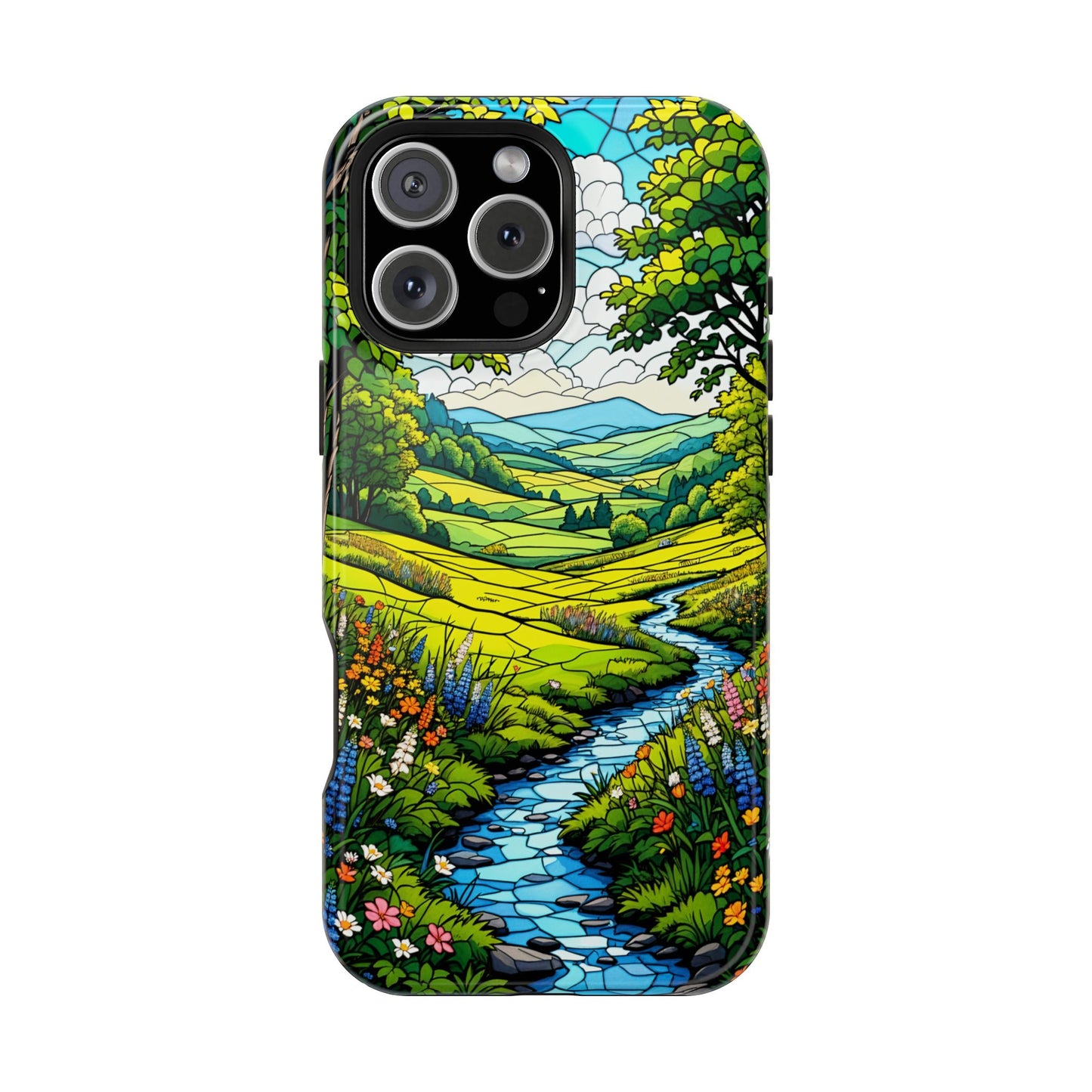 Art Nature MagSafe® iPhone Tough Case Dual Layer Robust