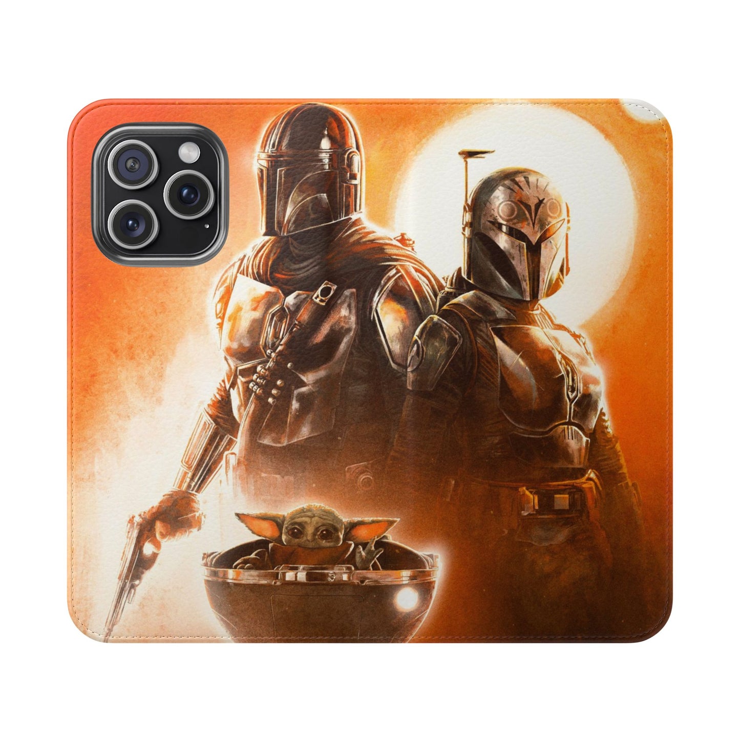 Mandalorian iPhone & Samsung Flip Case