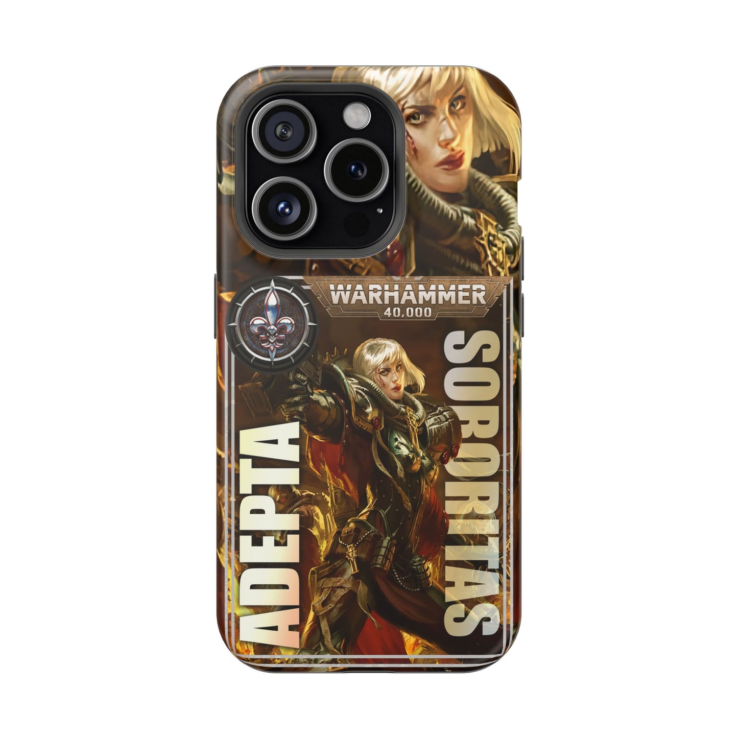 Warhammer Adepta Sororitas MagSafe® iPhone Tough Case Dual Layer Robust