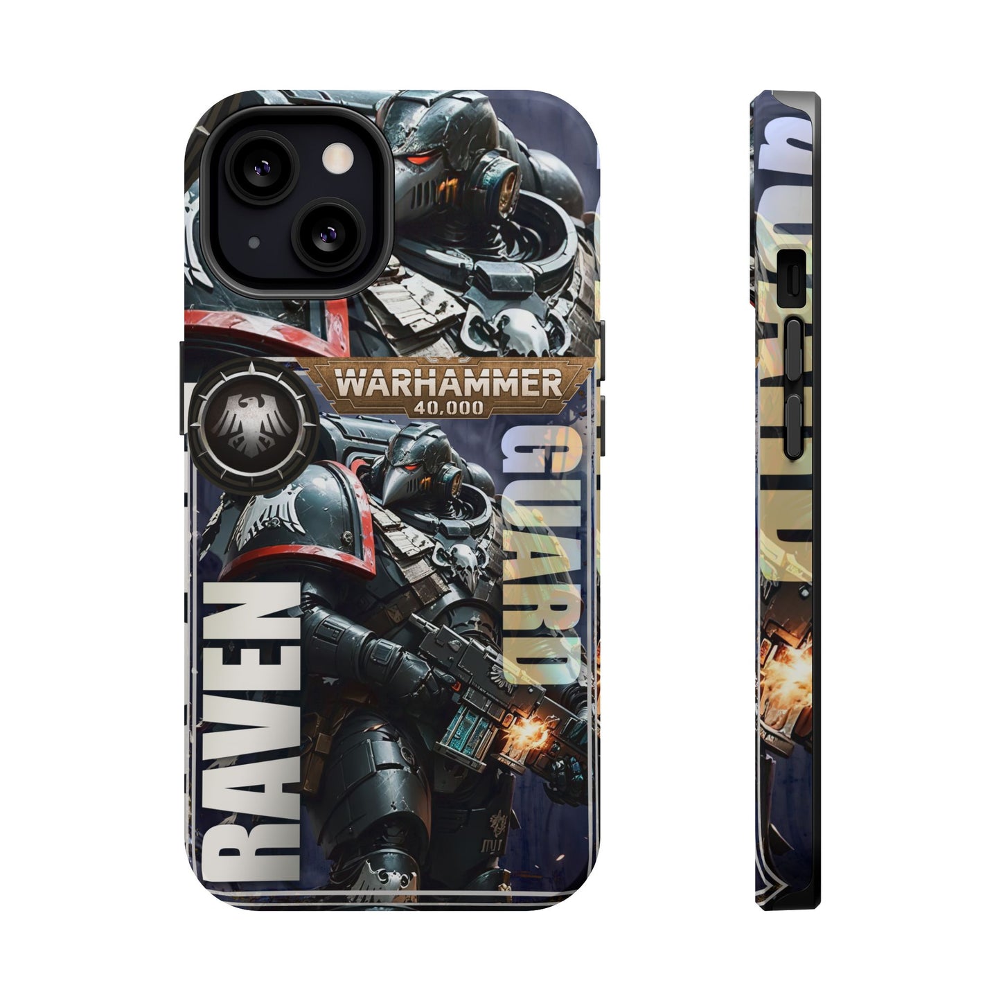 Warhammer Raven Guard MagSafe® iPhone Tough Case Dual Layer Robust