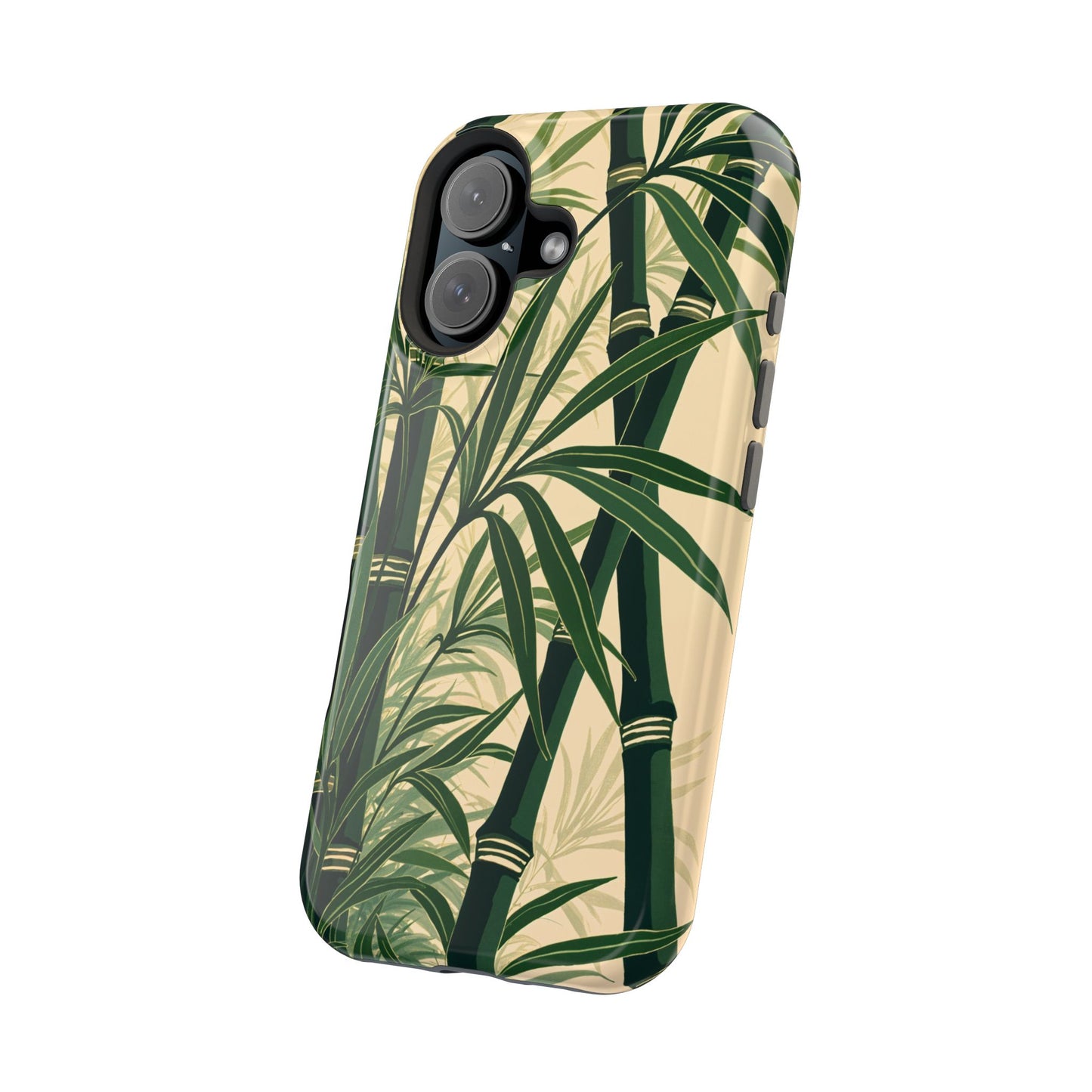 Bamboo Nature MagSafe® iPhone Tough Case Dual Layer Robust