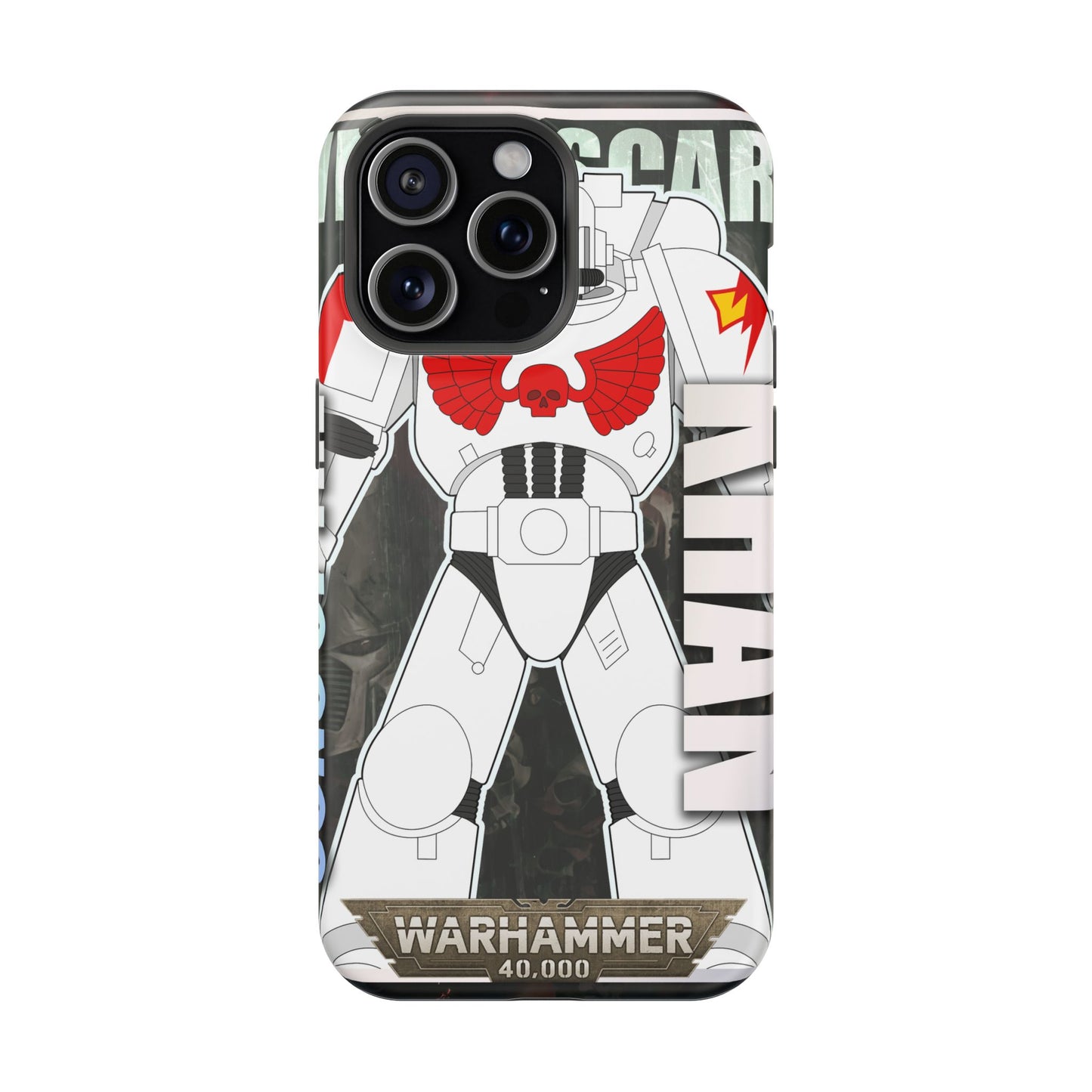 Warhammer White Scars MagSafe® iPhone Tough Case Dual Layer Robust