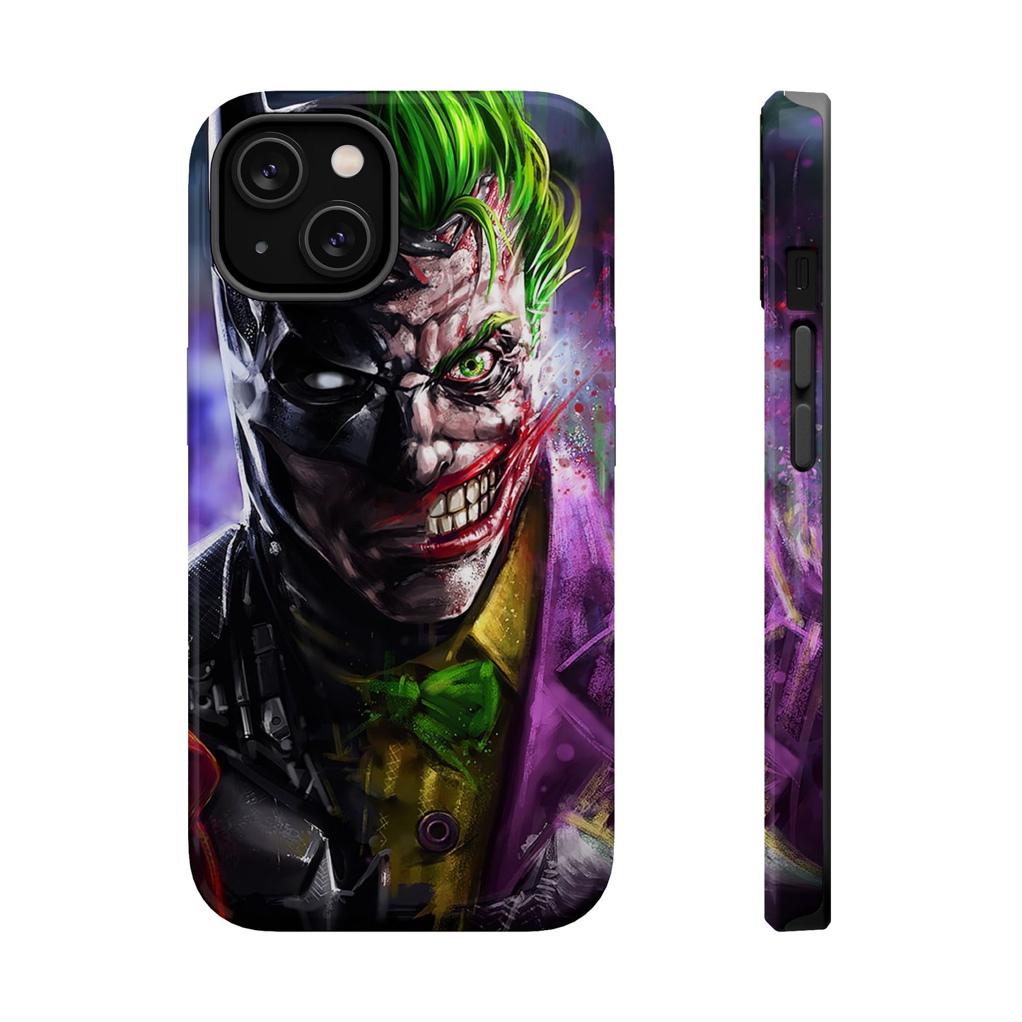 Joker Vs Bayman MagSafe® iPhone Tough Case Dual Layer Robust