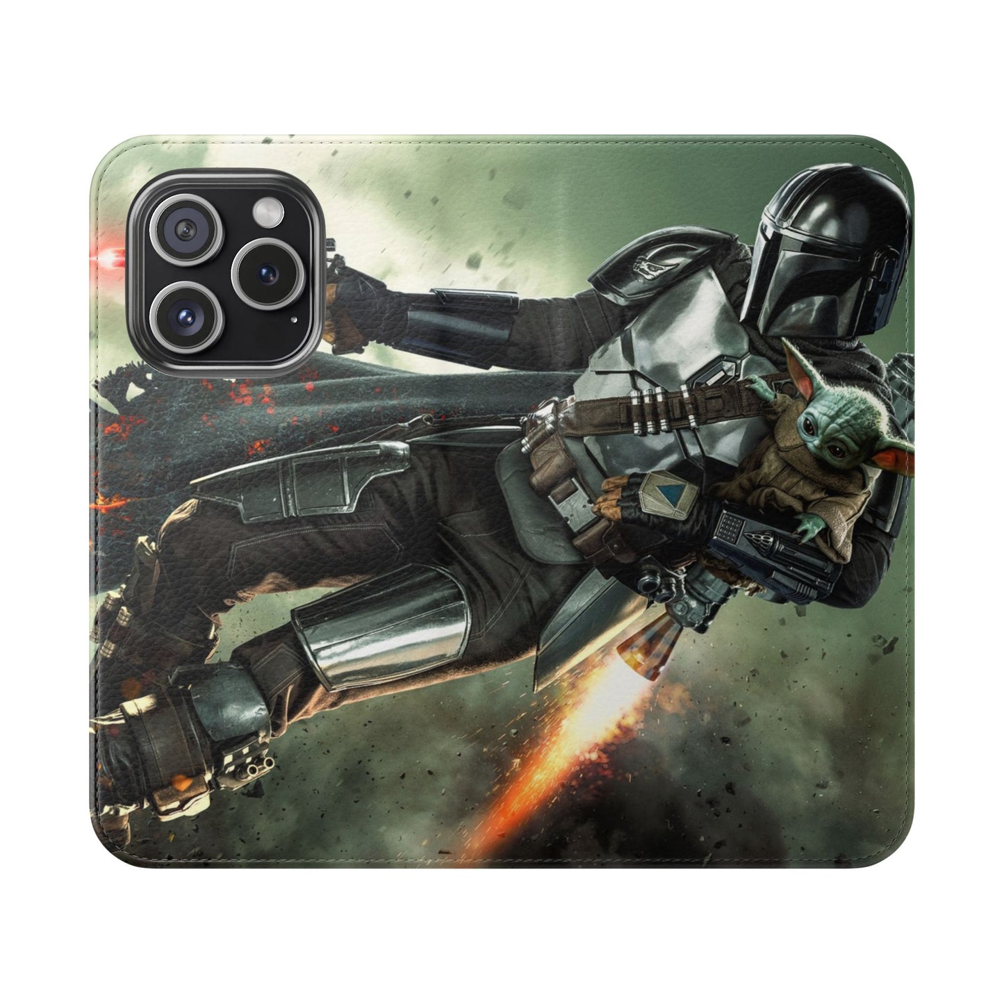 Mandalorian iPhone & Samsung Flip Case