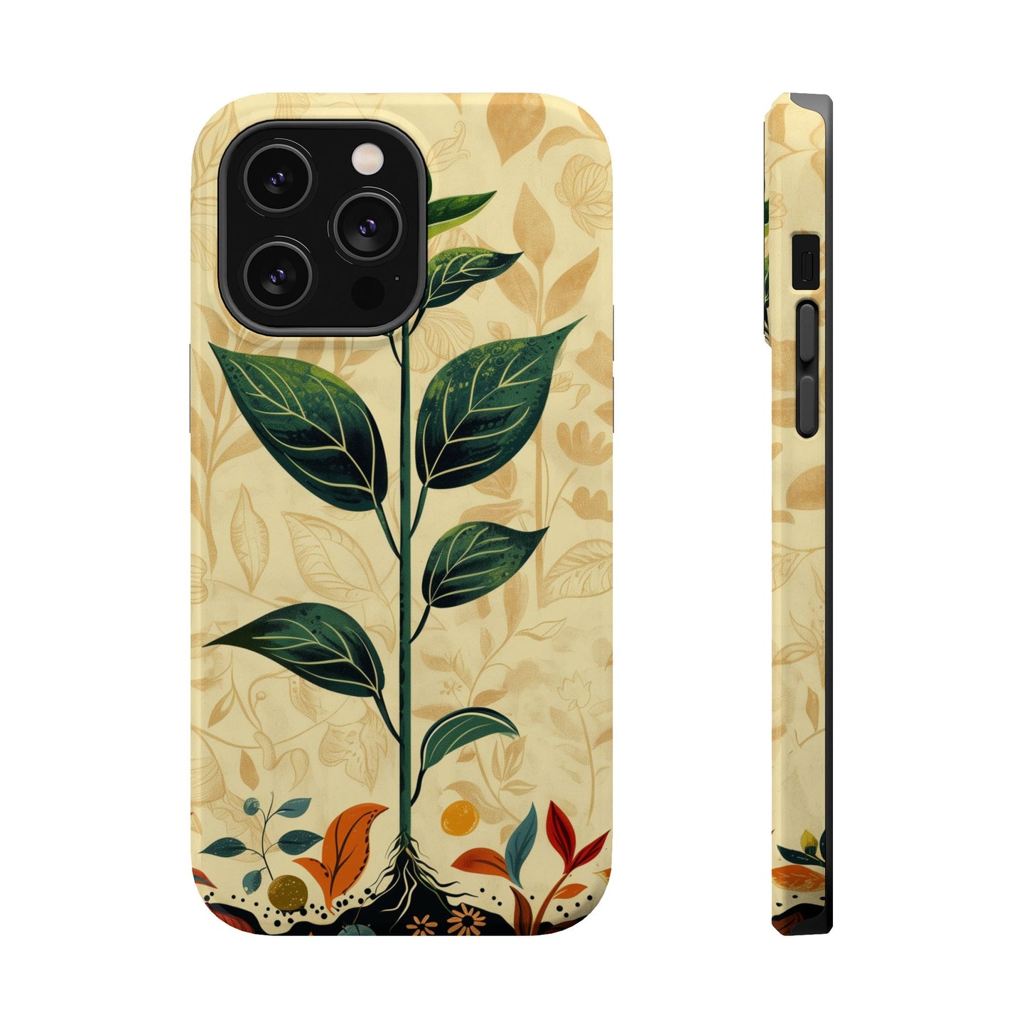 Plant Nature MagSafe® iPhone Tough Case Dual Layer Robust