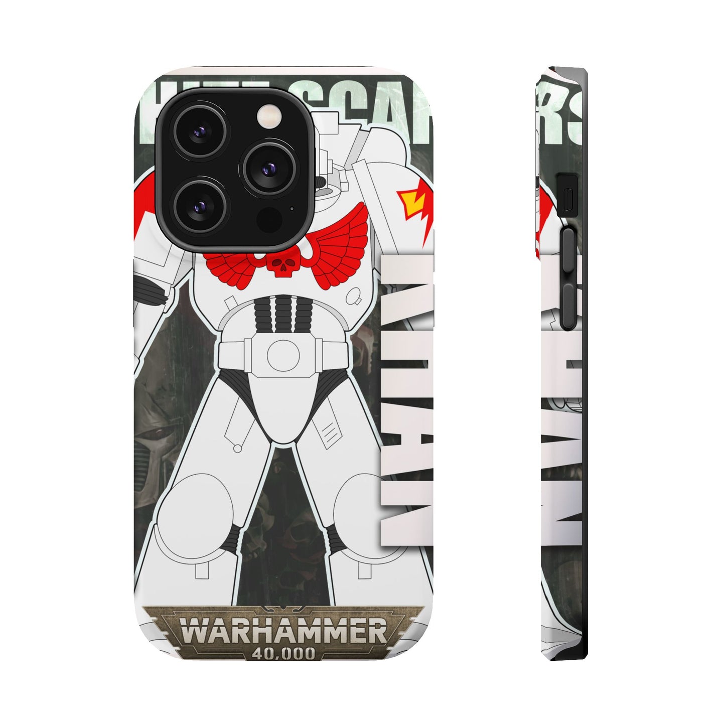 Warhammer White Scars MagSafe® iPhone Tough Case Dual Layer Robust