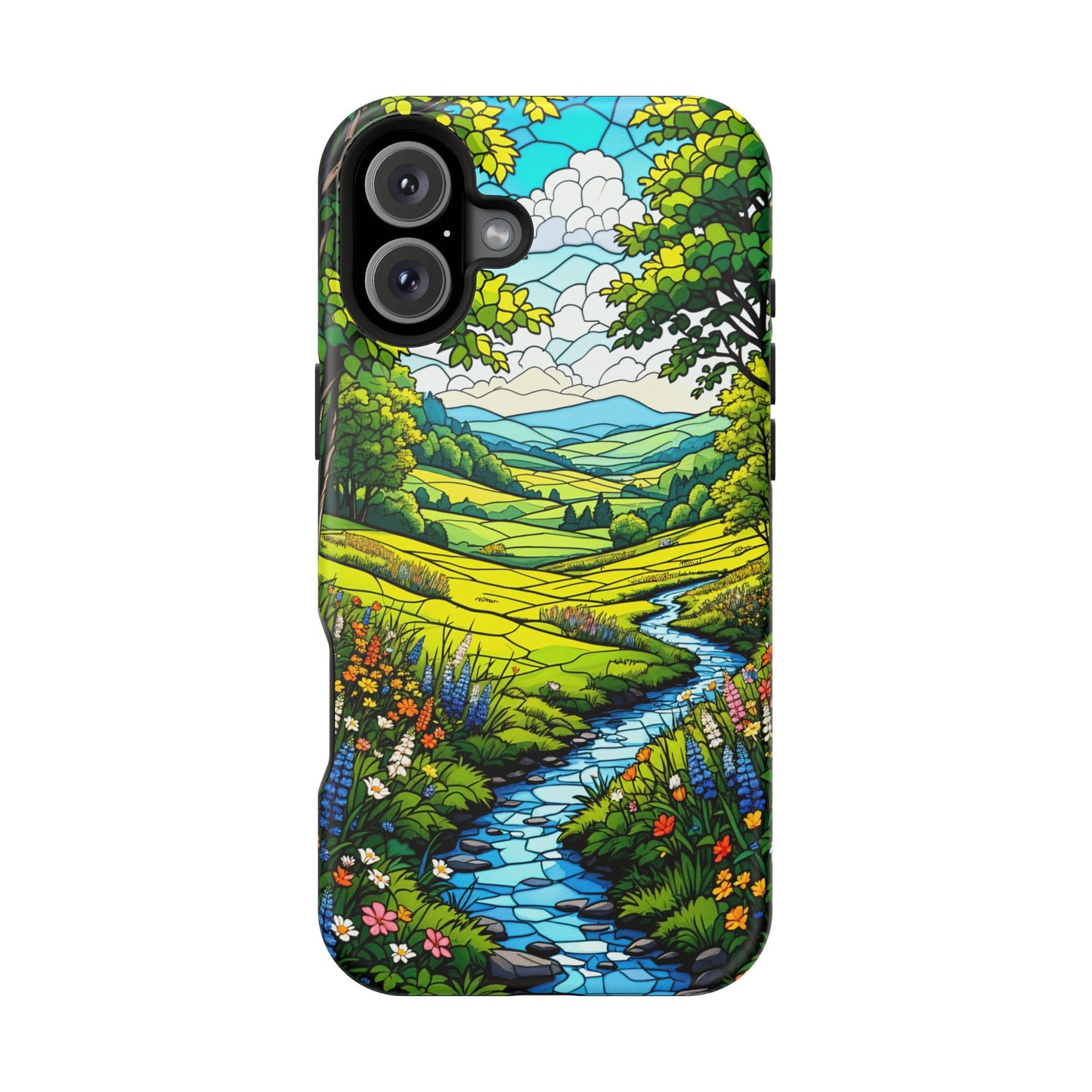 Art Nature MagSafe® iPhone Tough Case Dual Layer Robust