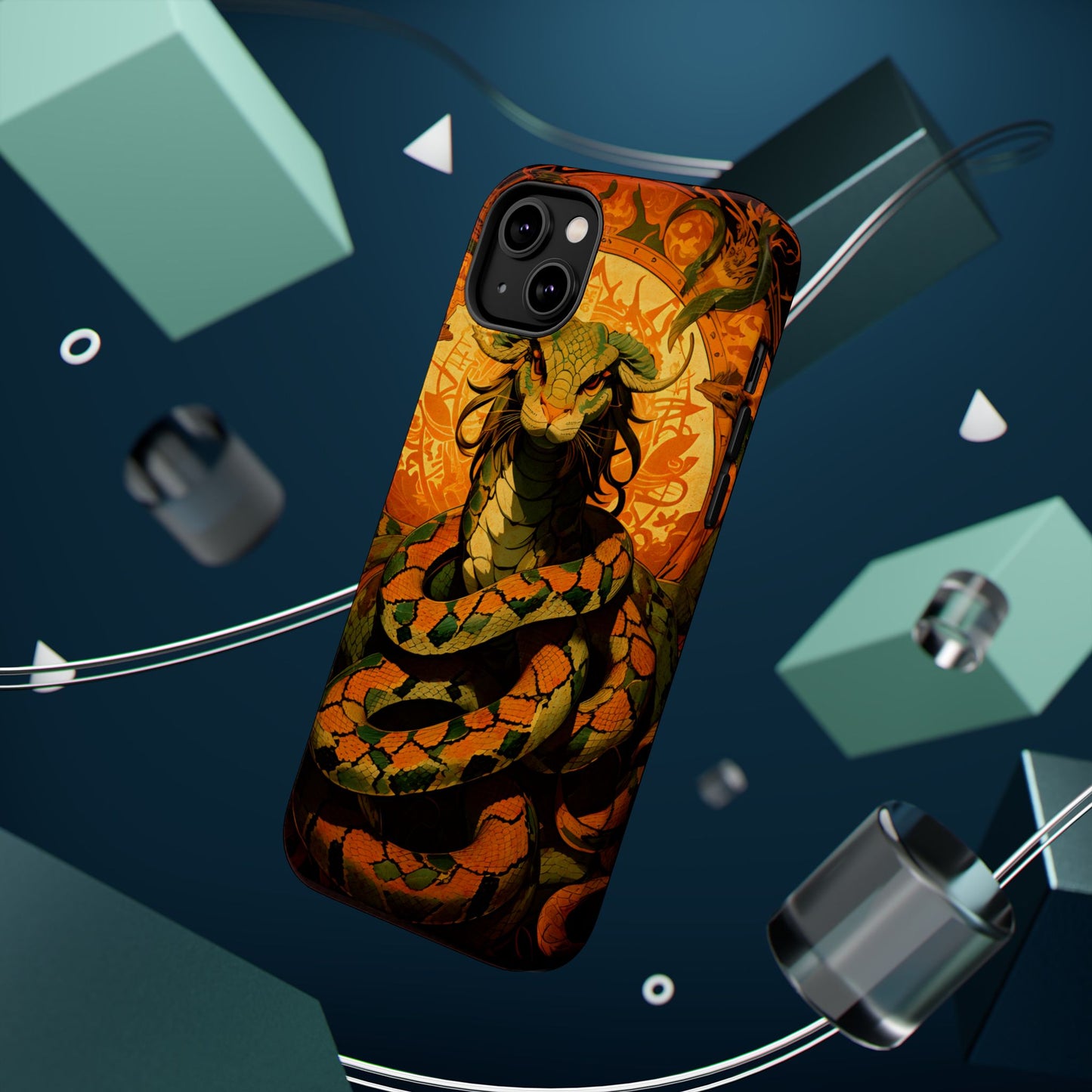 Serpent Art MagSafe® iPhone Tough Case Dual Layer Robust