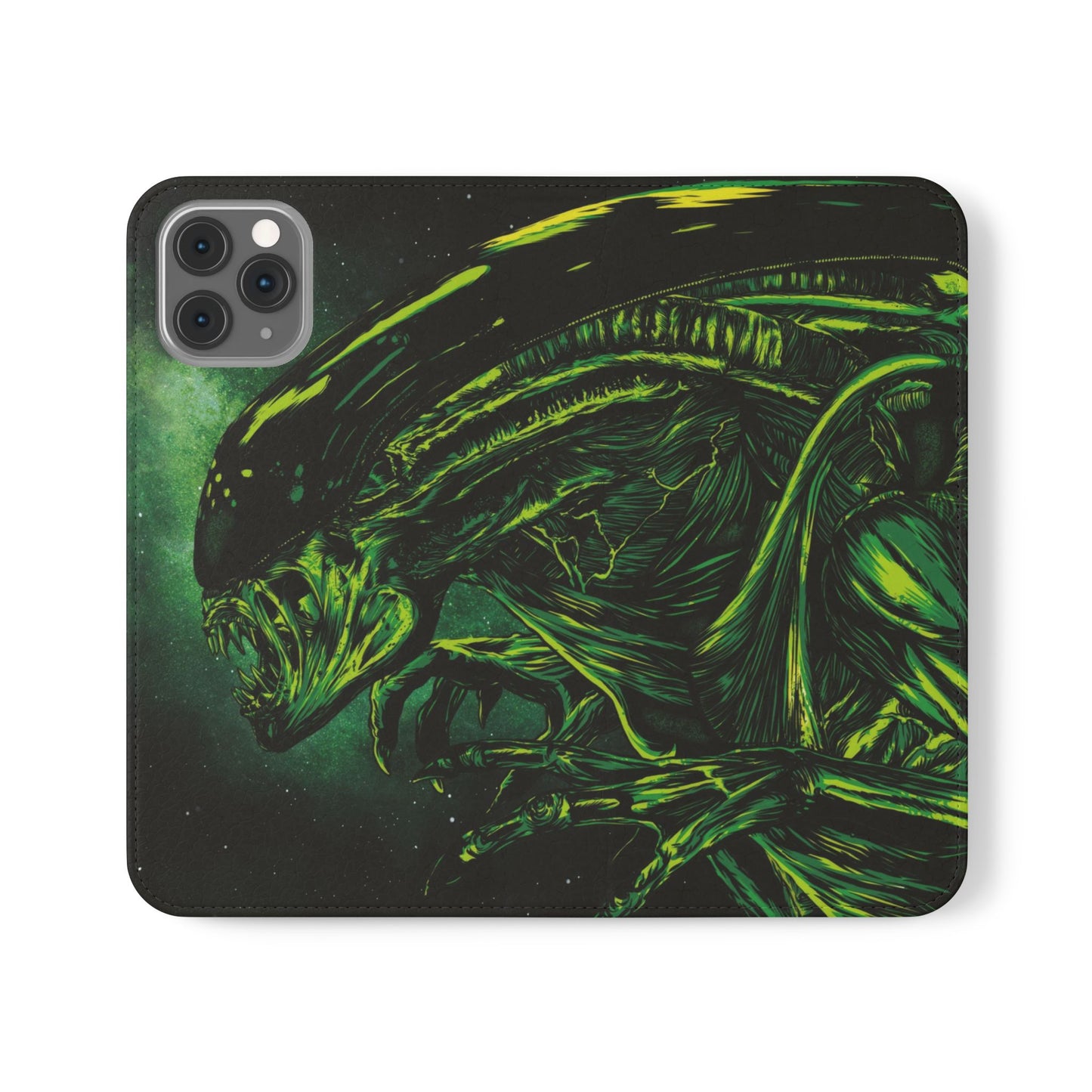 Alien Flip Case for iPhone & Samsung | PhoneMags