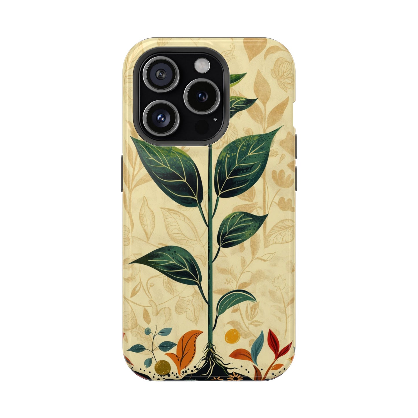 Plant Nature MagSafe® iPhone Tough Case Dual Layer Robust