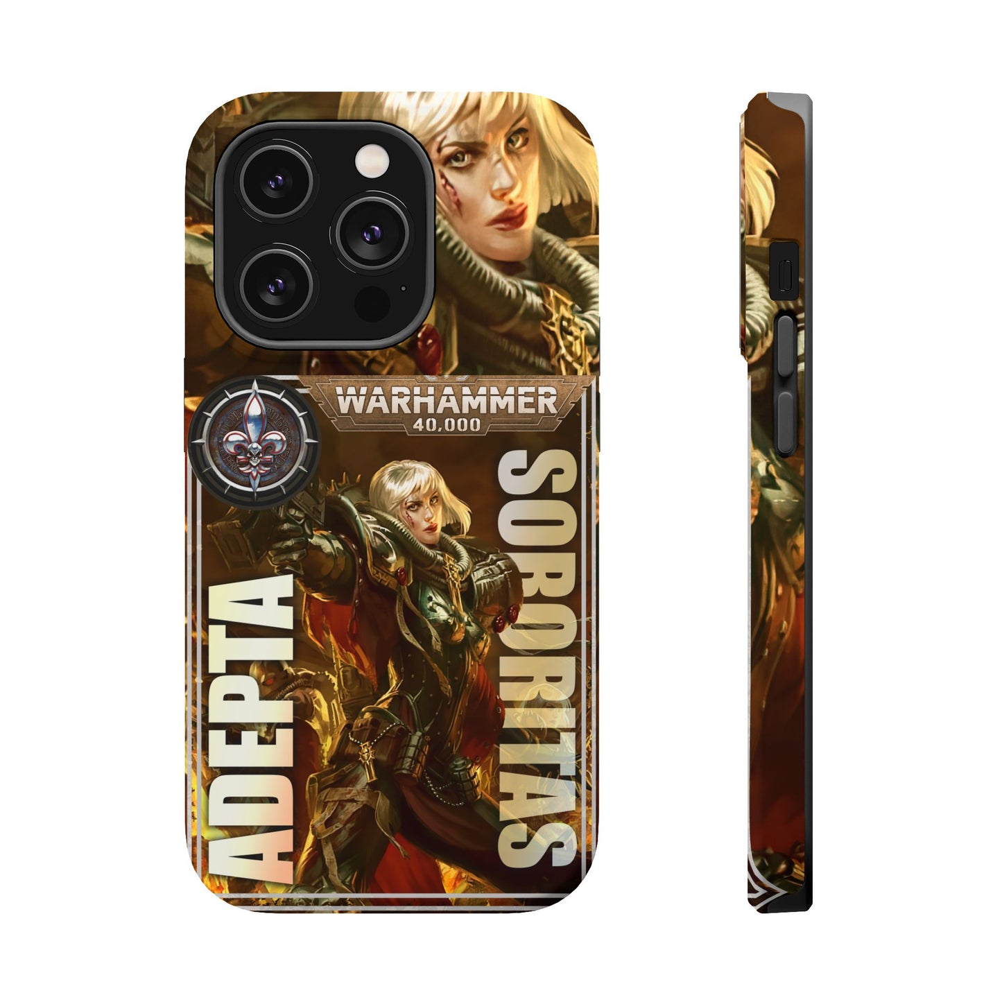 Warhammer Adepta Sororitas MagSafe® iPhone Tough Case Dual Layer Robust