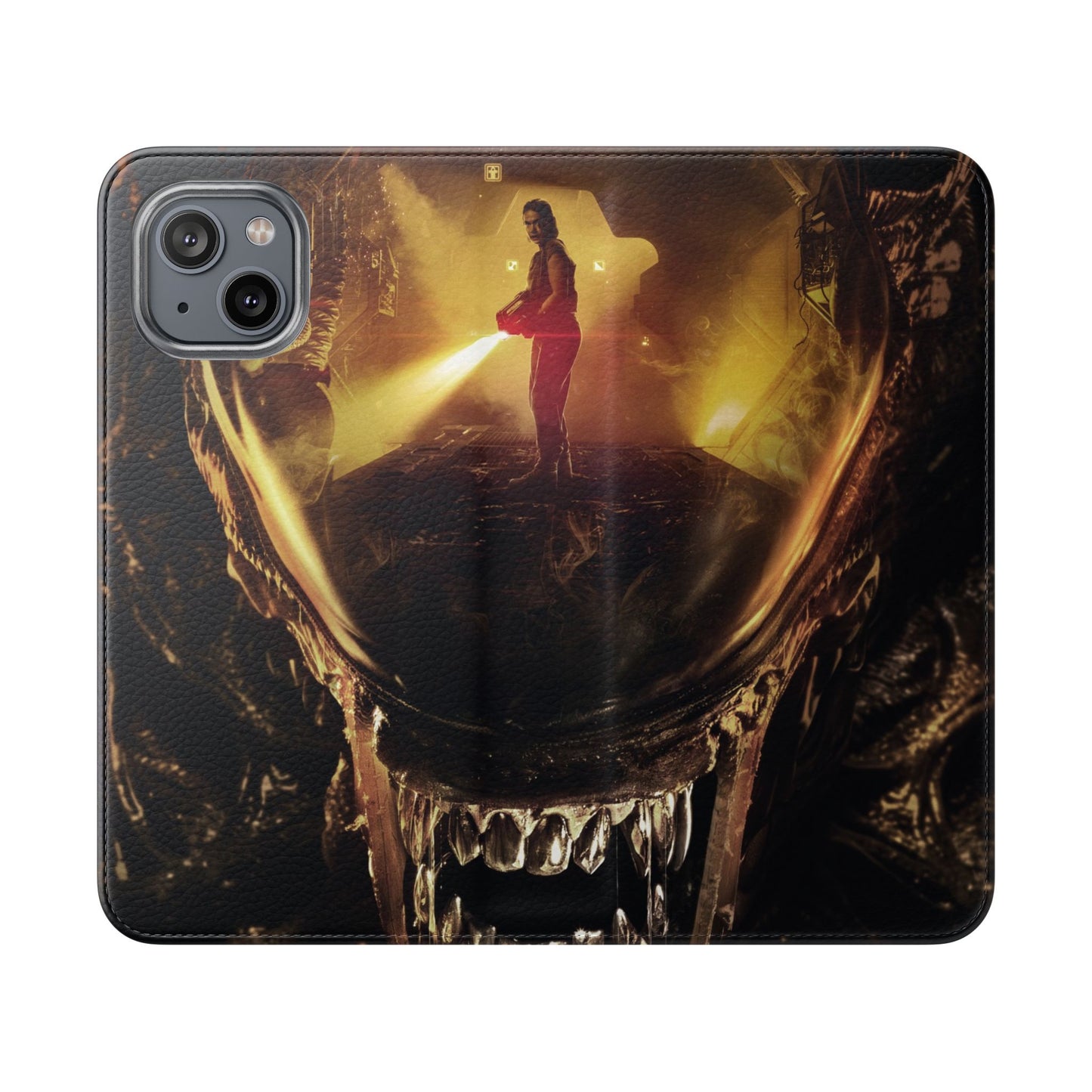Alien iPhone & Samsung Flip Case