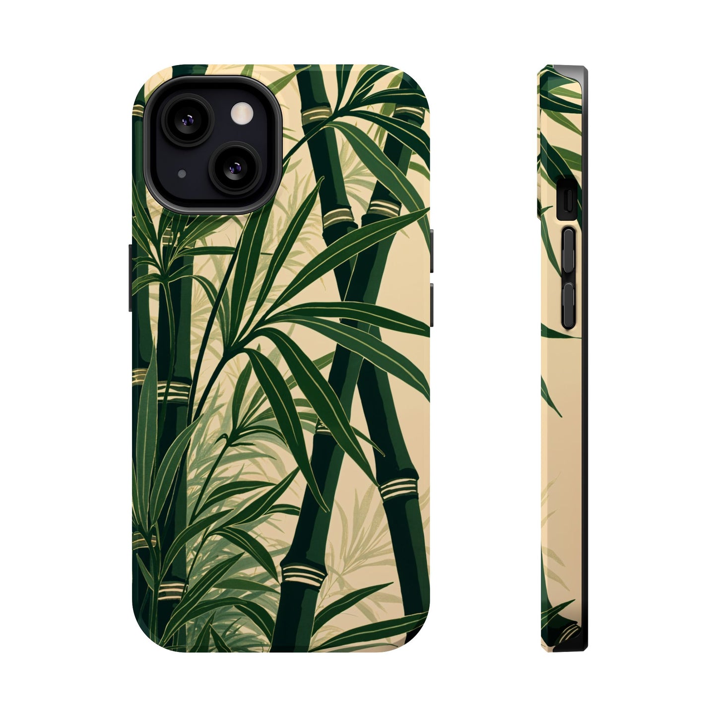 Bamboo Nature MagSafe® iPhone Tough Case Dual Layer Robust