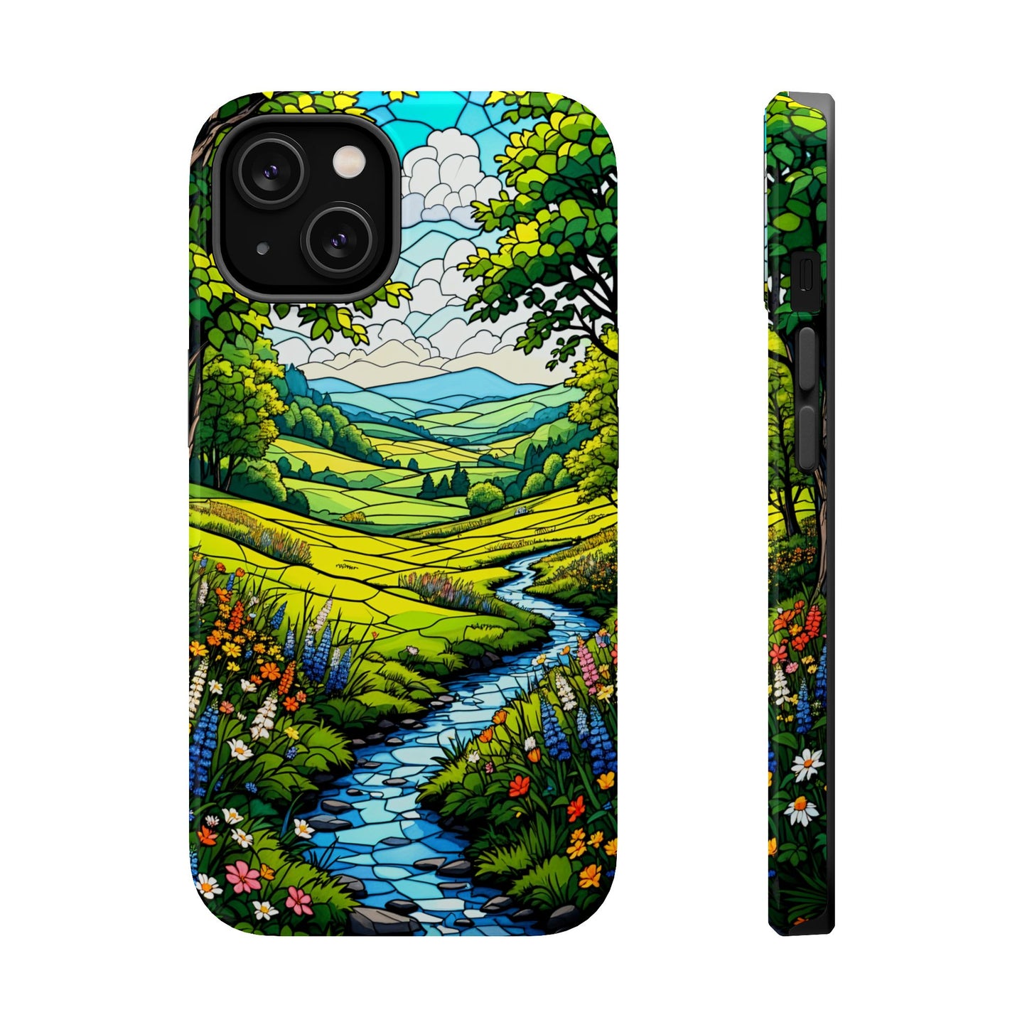 Art Nature MagSafe® iPhone Tough Case Dual Layer Robust