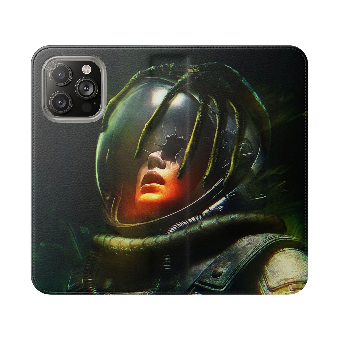 Alien iPhone & Samsung Flip Case