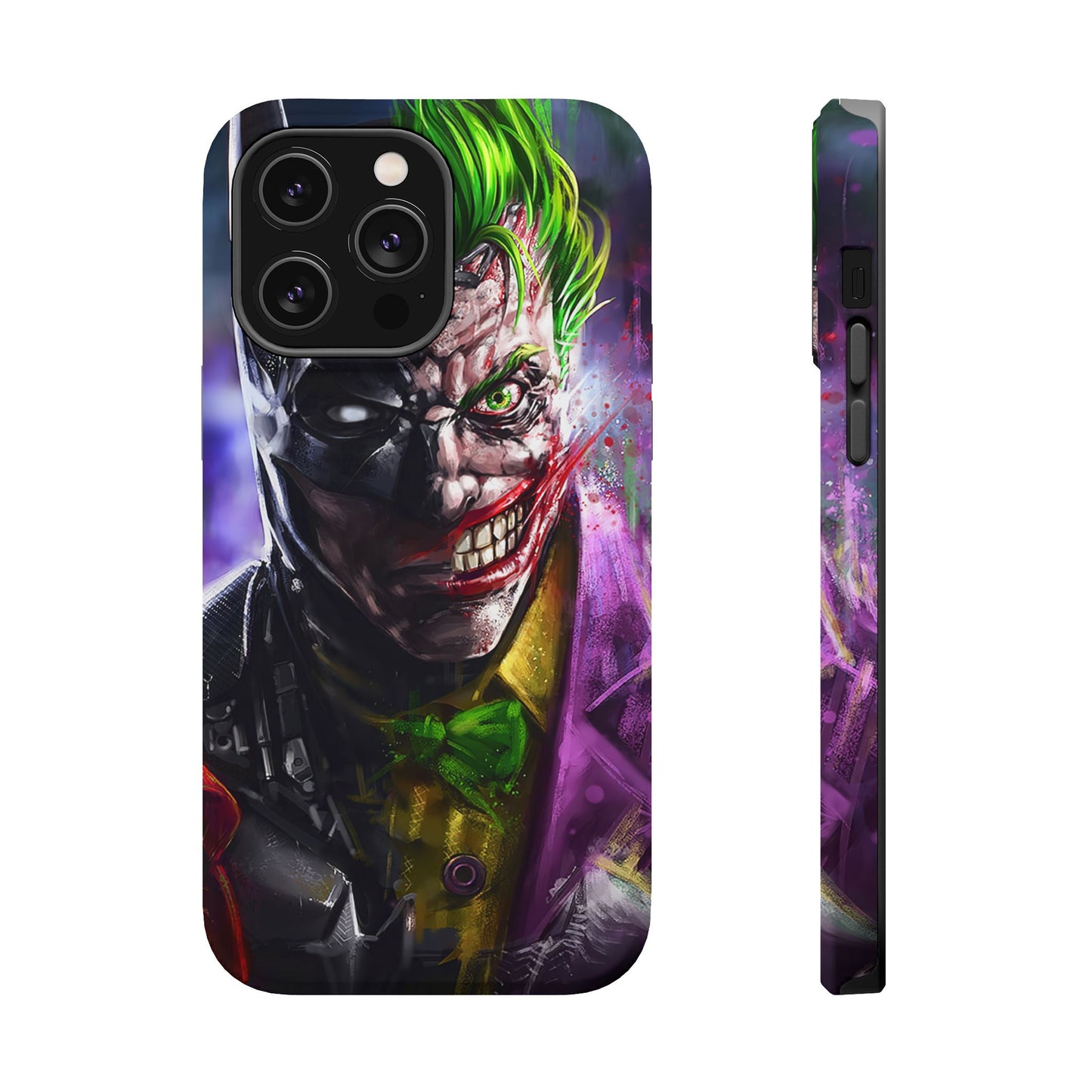 Joker Vs Bayman MagSafe® iPhone Tough Case Dual Layer Robust