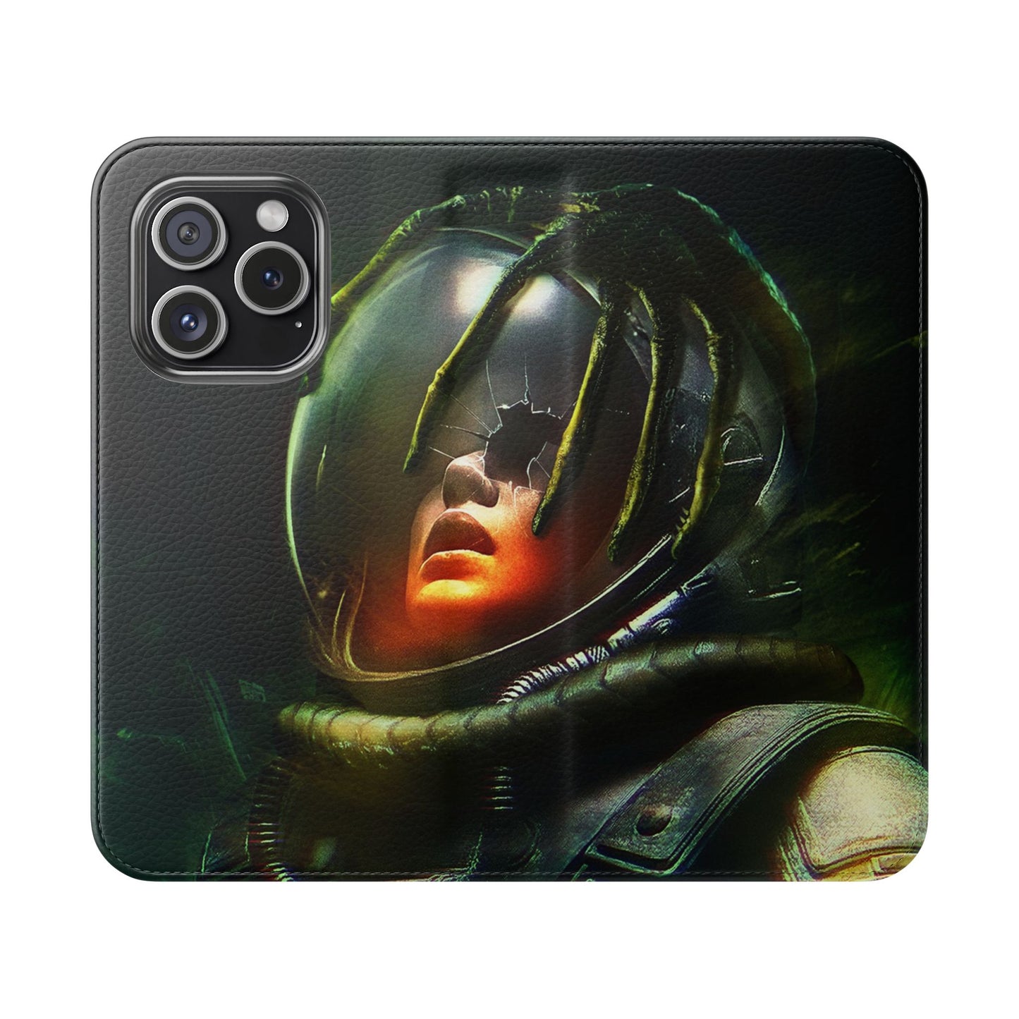 Alien iPhone & Samsung Flip Case