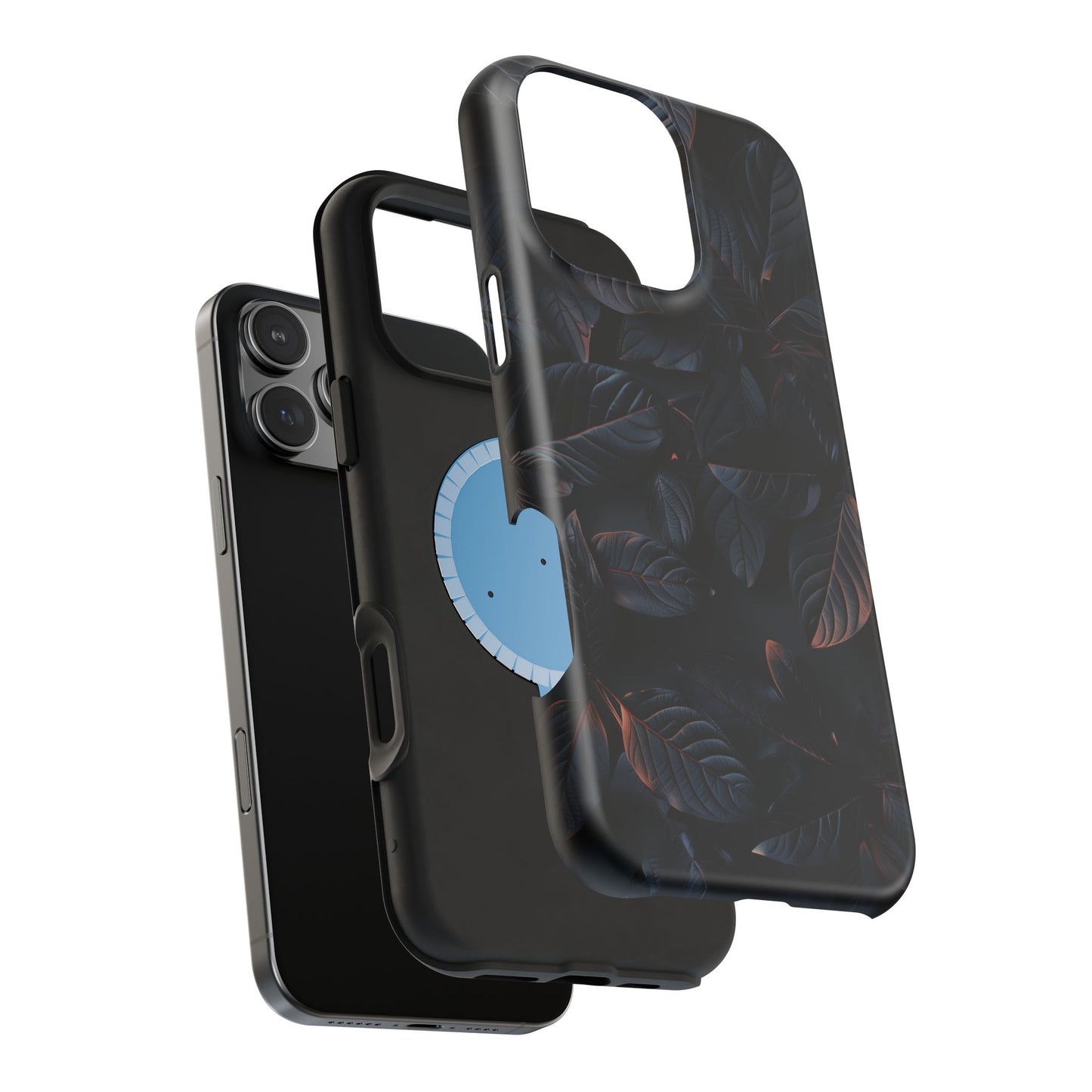 Black Nature MagSafe® iPhone Tough Case Dual Layer Robust
