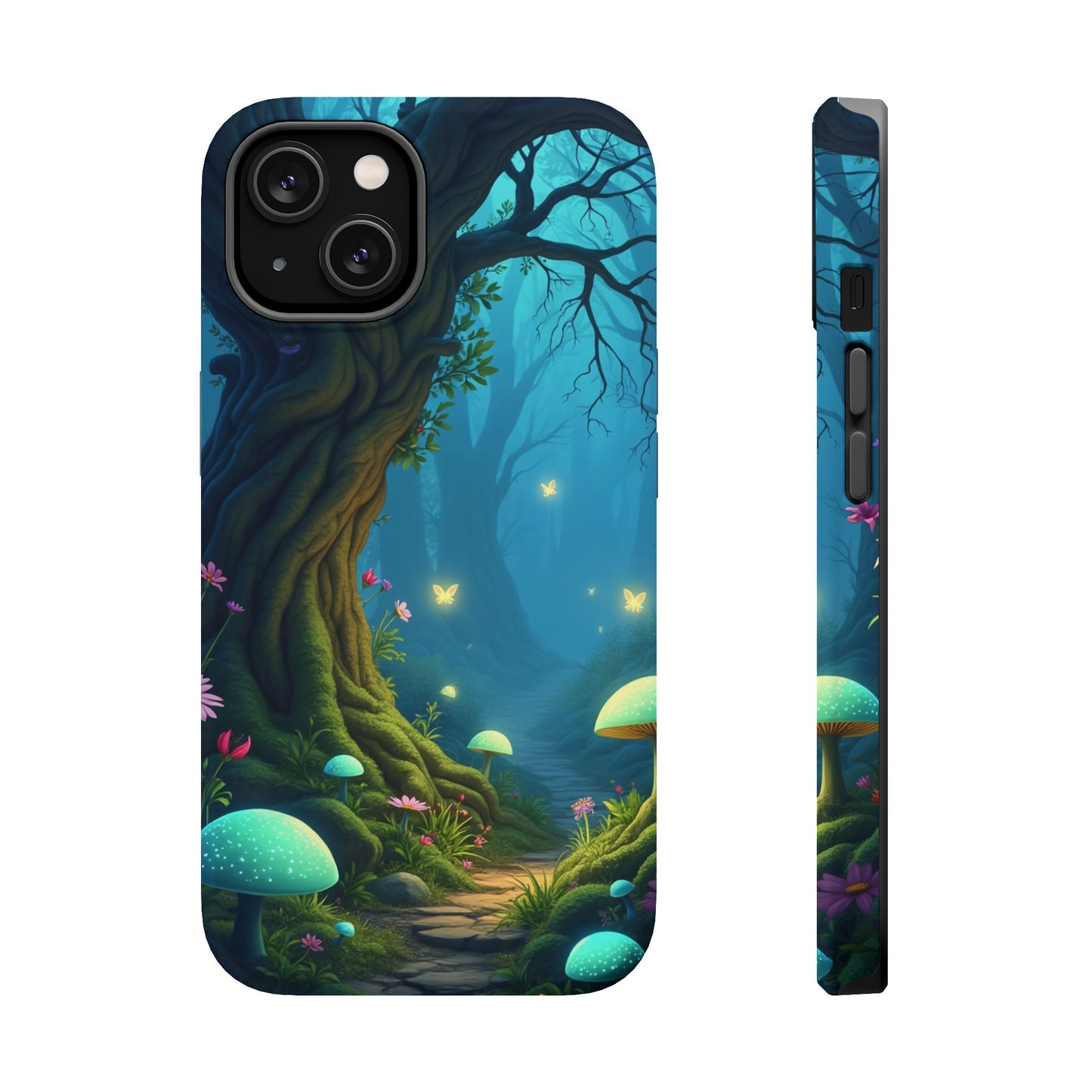 Shrooms Nature MagSafe® iPhone Tough Case Dual Layer Robust