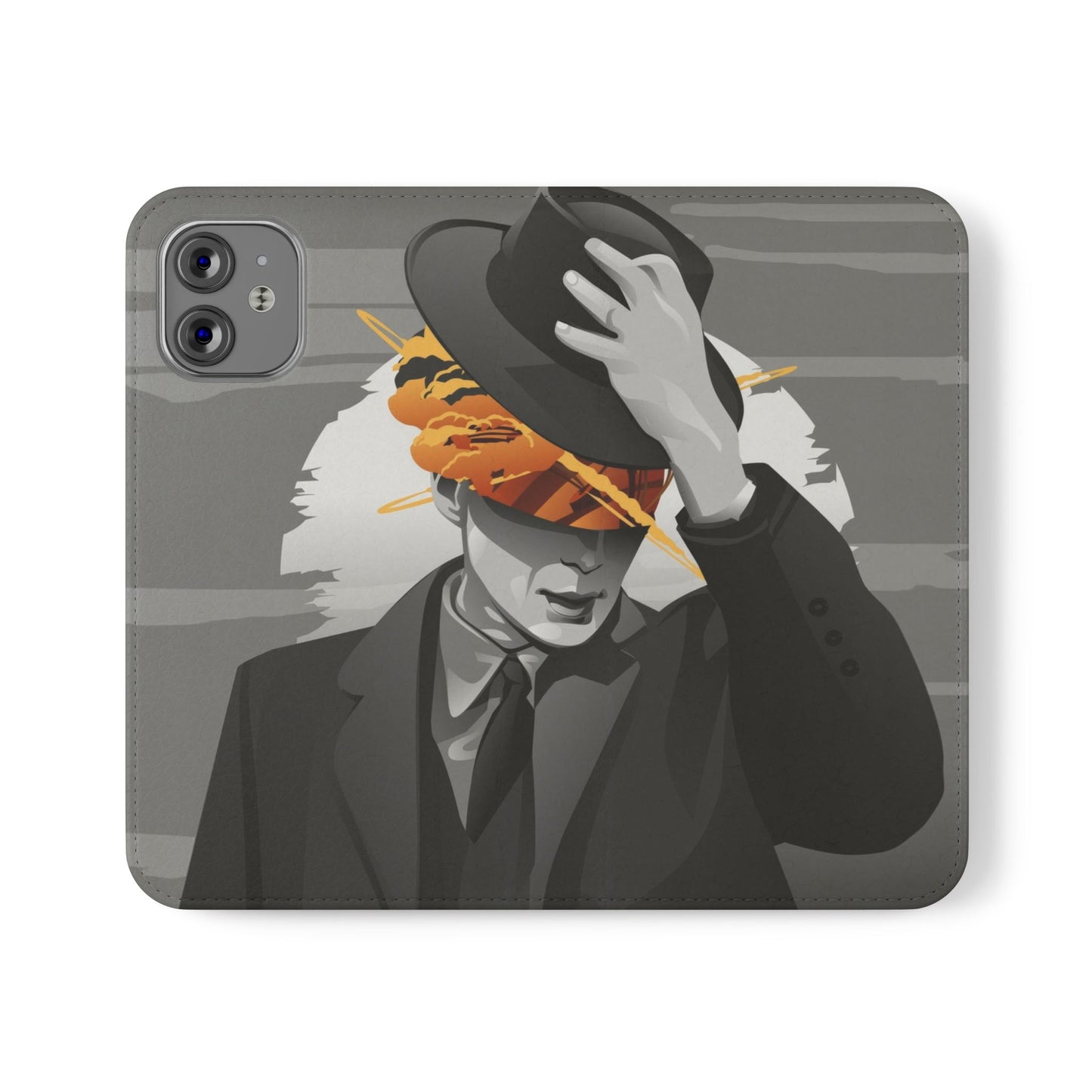 Oppenheimer Man Flip Case for iPhone & Samsung | PhoneMags