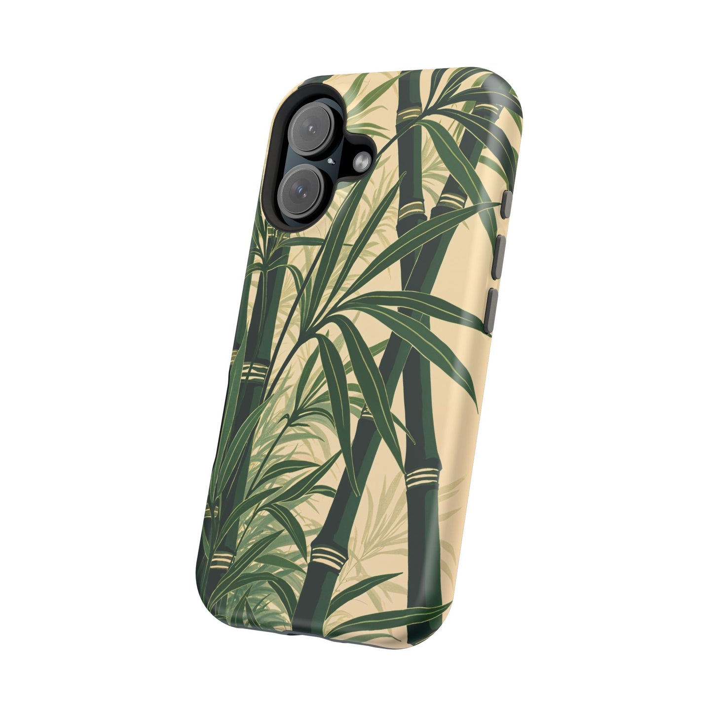 Bamboo Nature MagSafe® iPhone Tough Case Dual Layer Robust