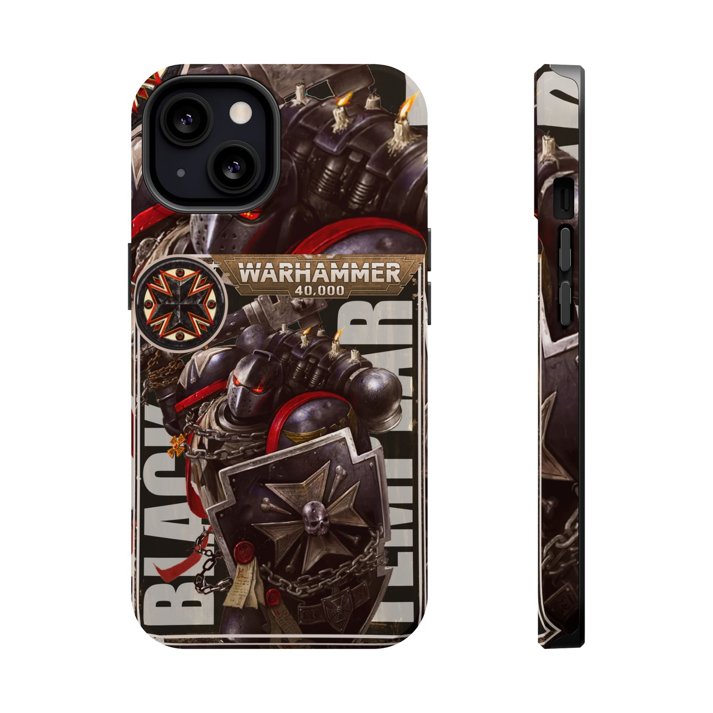 Warhammer Black Templars MagSafe® iPhone Tough Case Dual Layer Robust