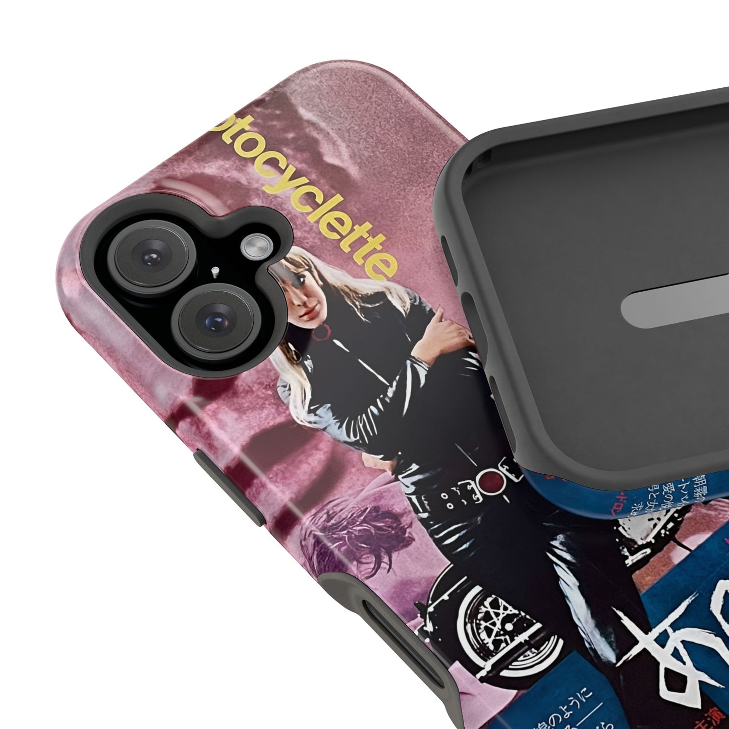 The Girl on a Motorcycle MagSafe® iPhone Tough Case Dual Layer Robust
