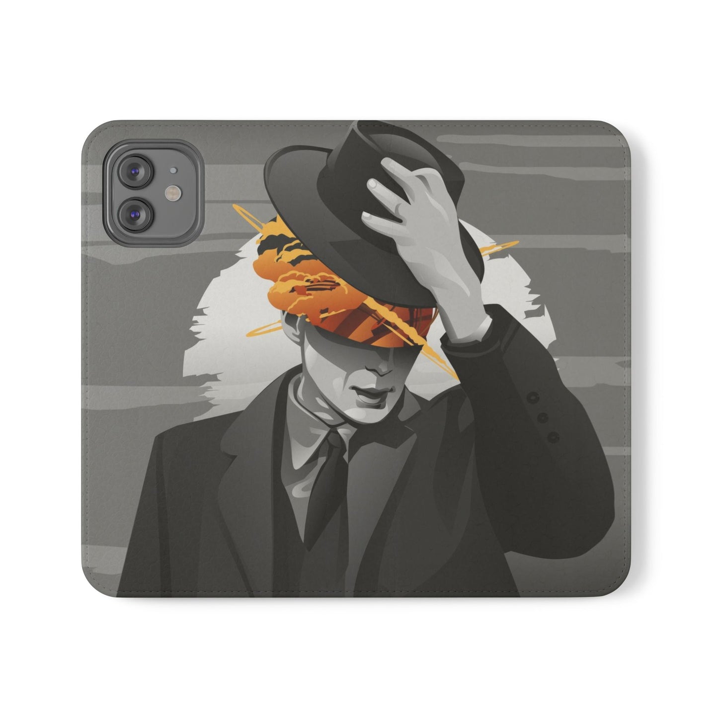 Oppenheimer Man Flip Case for iPhone & Samsung | PhoneMags
