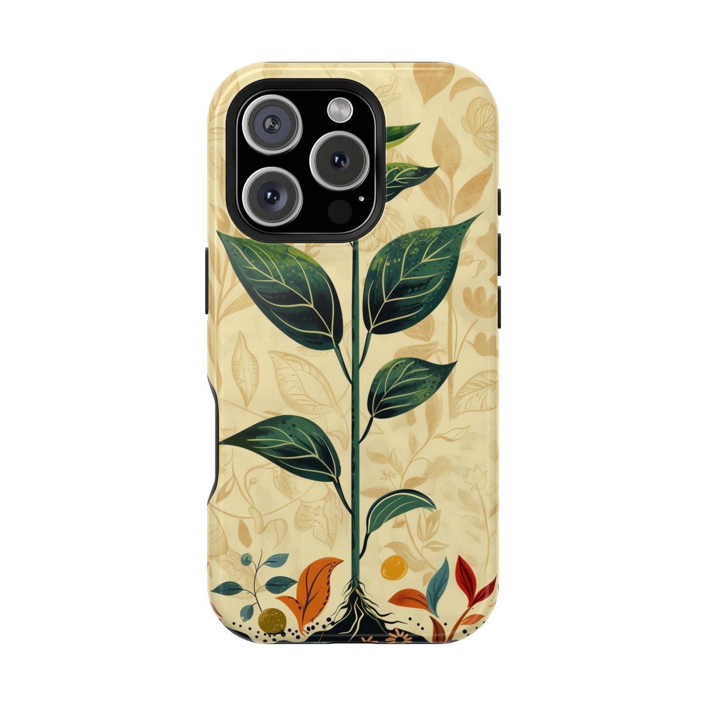Plant Nature MagSafe® iPhone Tough Case Dual Layer Robust