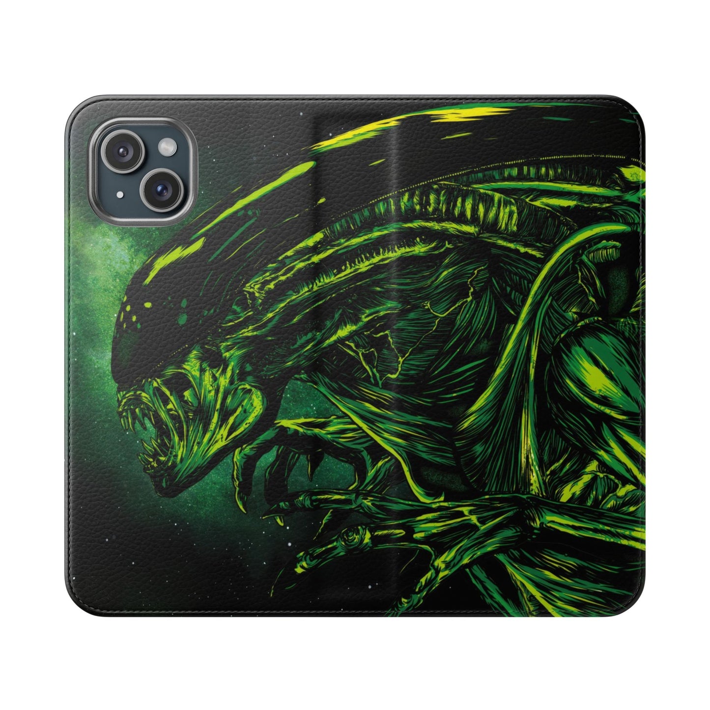 Alien iPhone & Samsung Flip Case