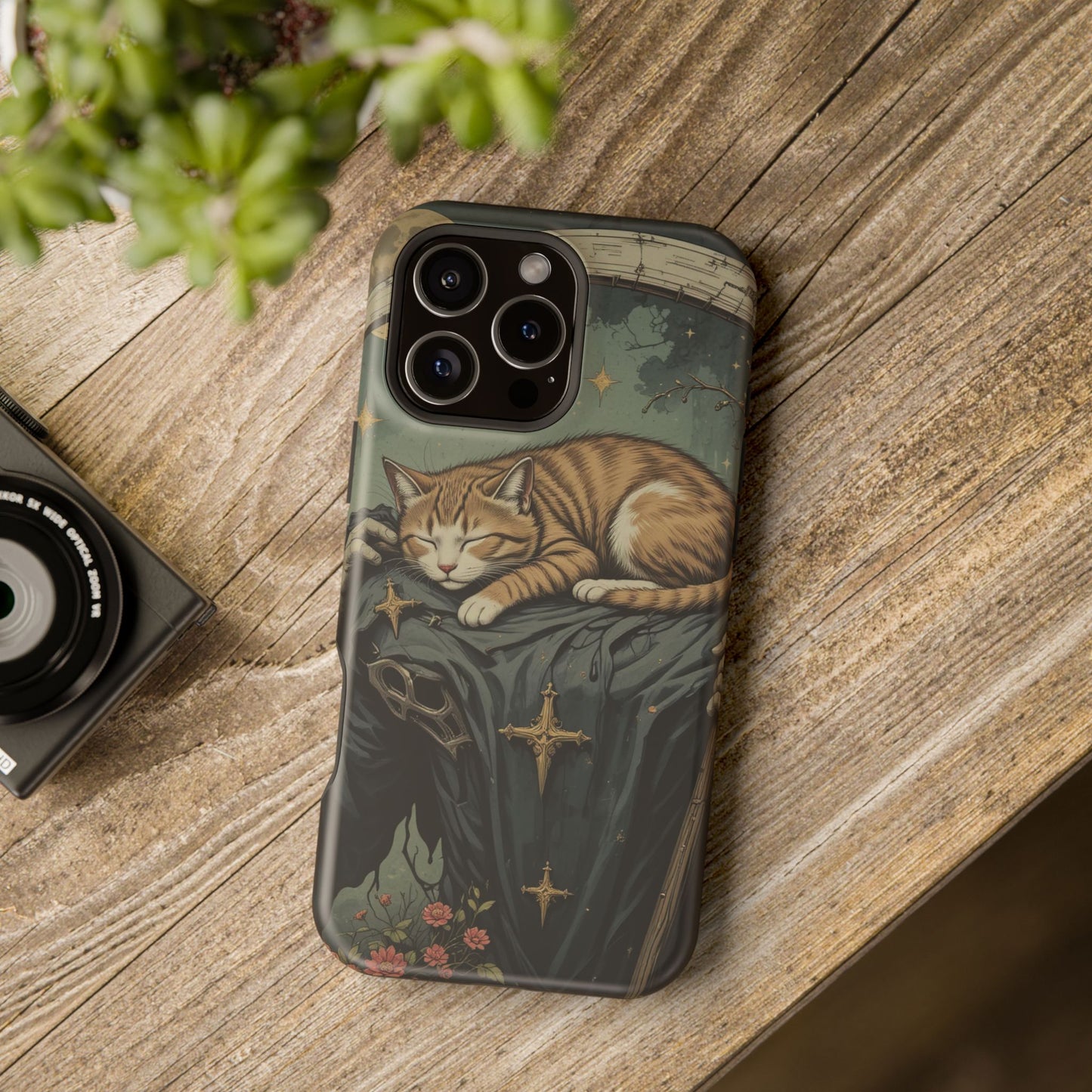 Cat of Death MagSafe® iPhone Tough Case Dual Layer Robust