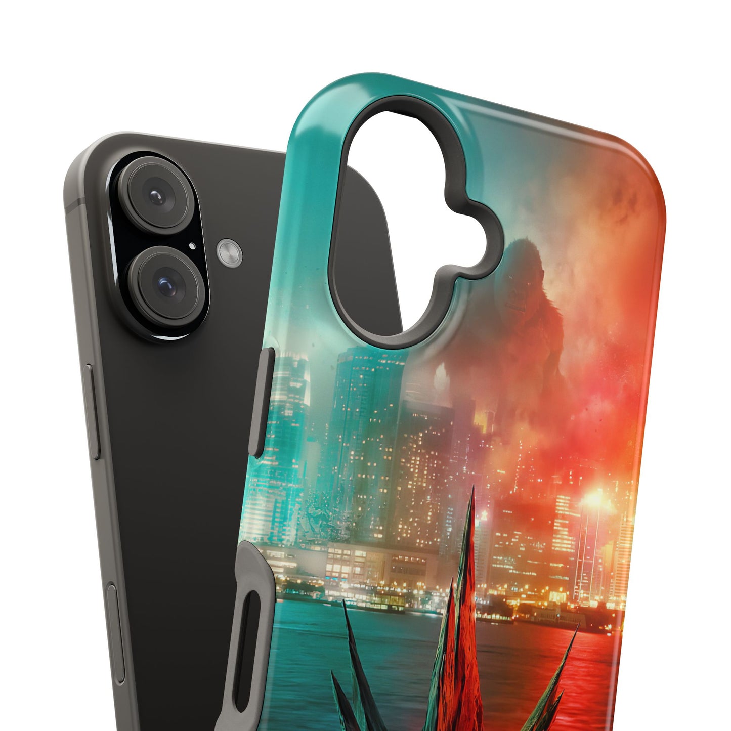 Godzilla Vs Kong MagSafe® iPhone Tough Case Dual Layer Robust