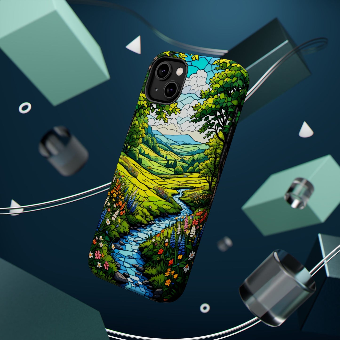 Art Nature MagSafe® iPhone Tough Case Dual Layer Robust