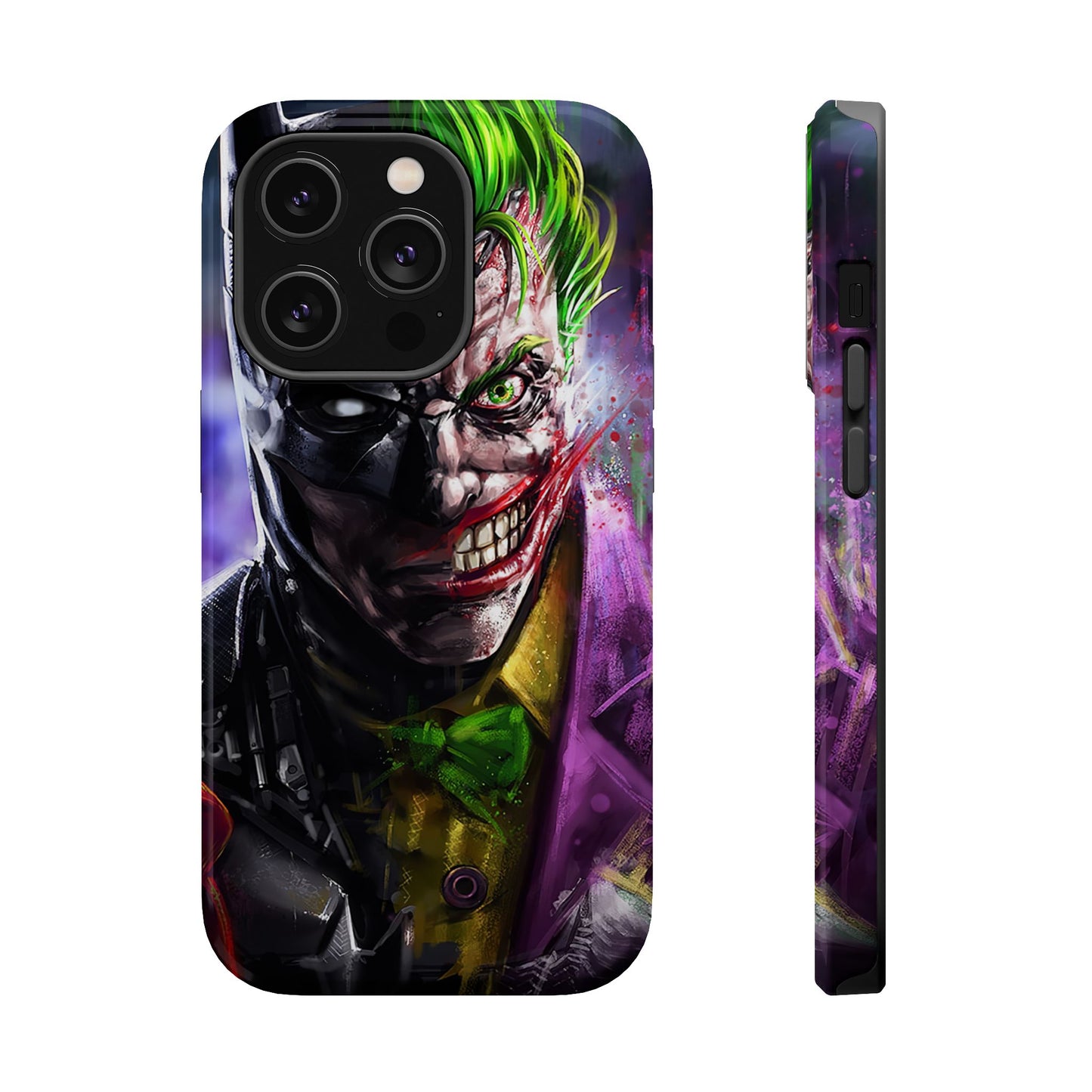 Joker Vs Bayman MagSafe® iPhone Tough Case Dual Layer Robust
