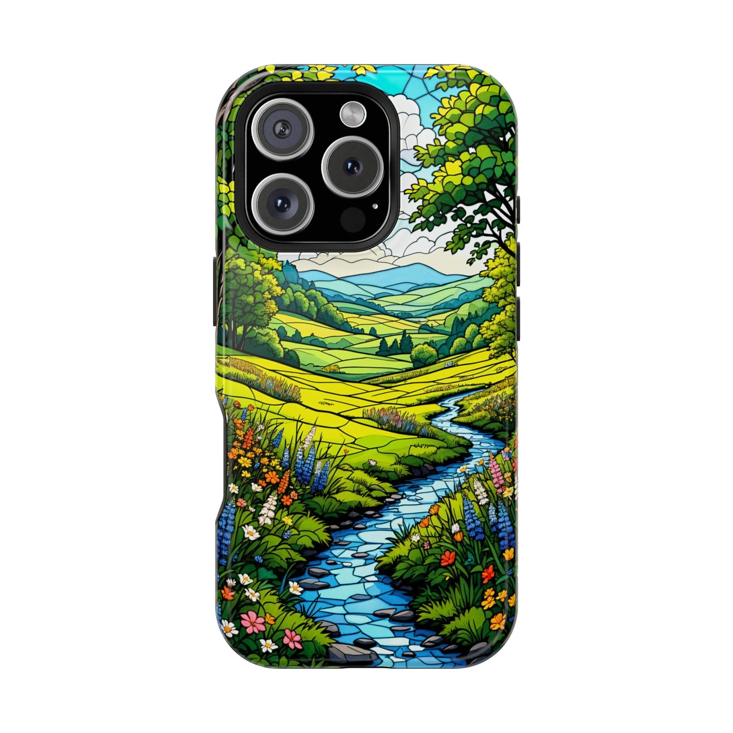 Art Nature MagSafe® iPhone Tough Case Dual Layer Robust