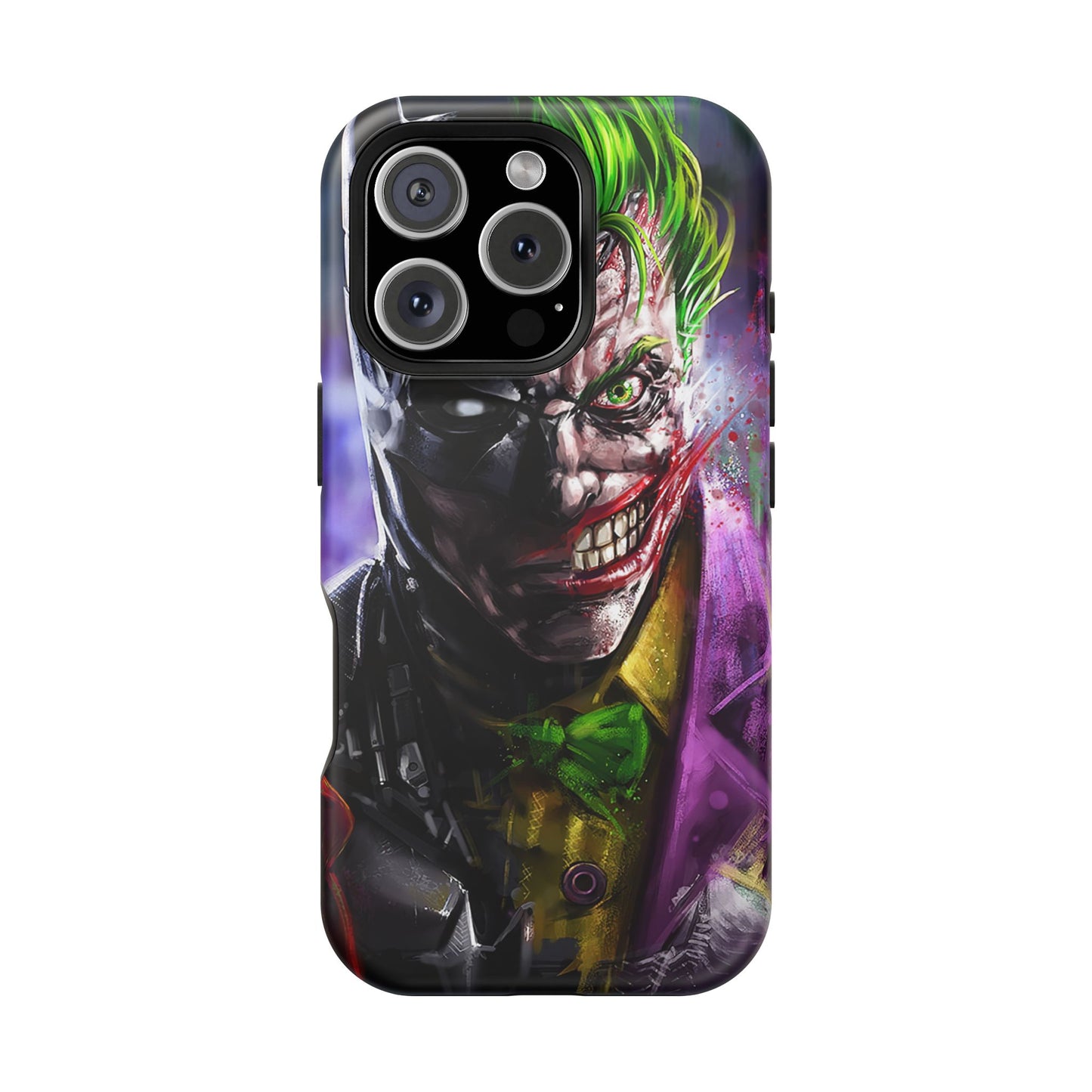 Joker Vs Bayman MagSafe® iPhone Tough Case Dual Layer Robust