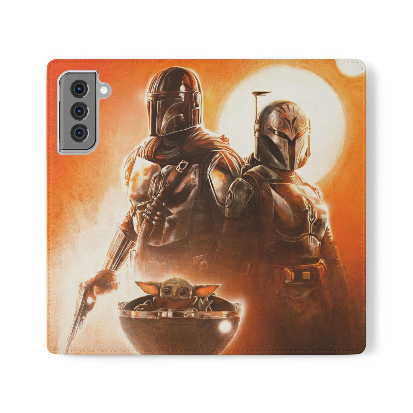 Mandalorian iPhone & Samsung Flip Case