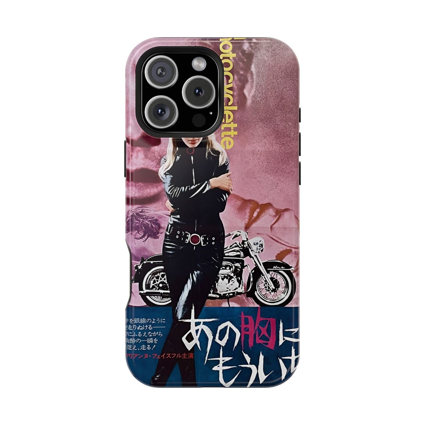 The Girl on a Motorcycle MagSafe® iPhone Tough Case Dual Layer Robust