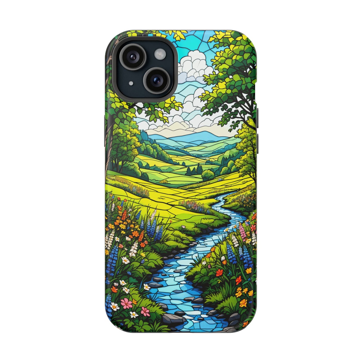 Art Nature MagSafe® iPhone Tough Case Dual Layer Robust