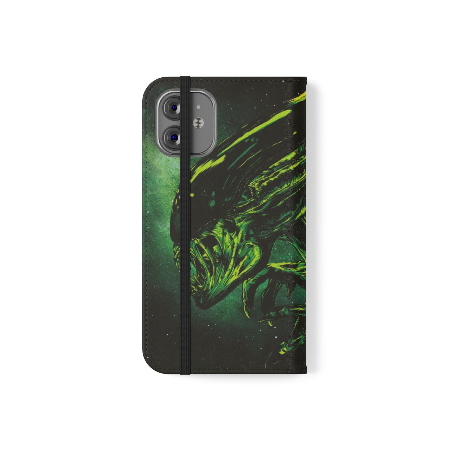Alien iPhone & Samsung Flip Case