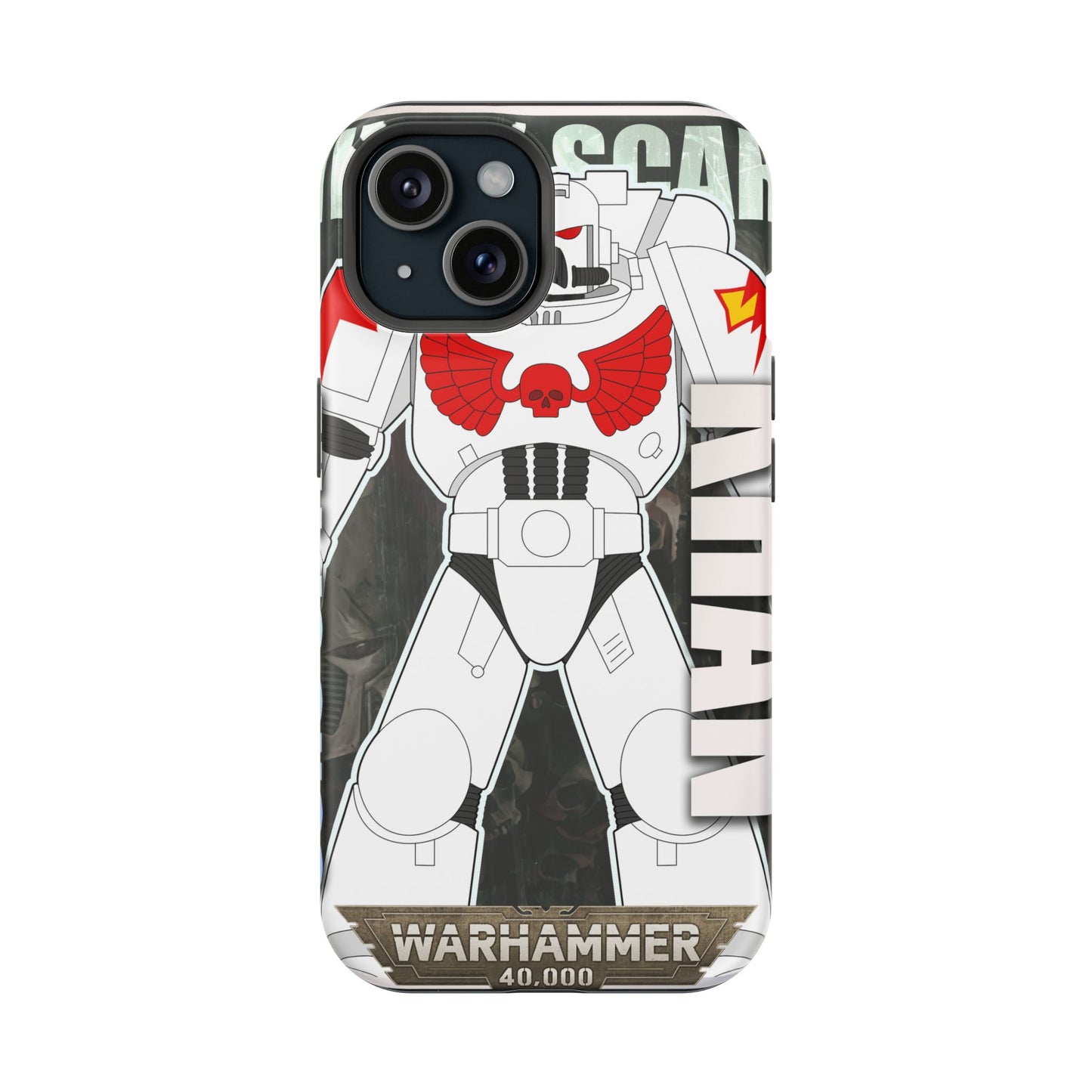 Warhammer White Scars MagSafe® iPhone Tough Case Dual Layer Robust