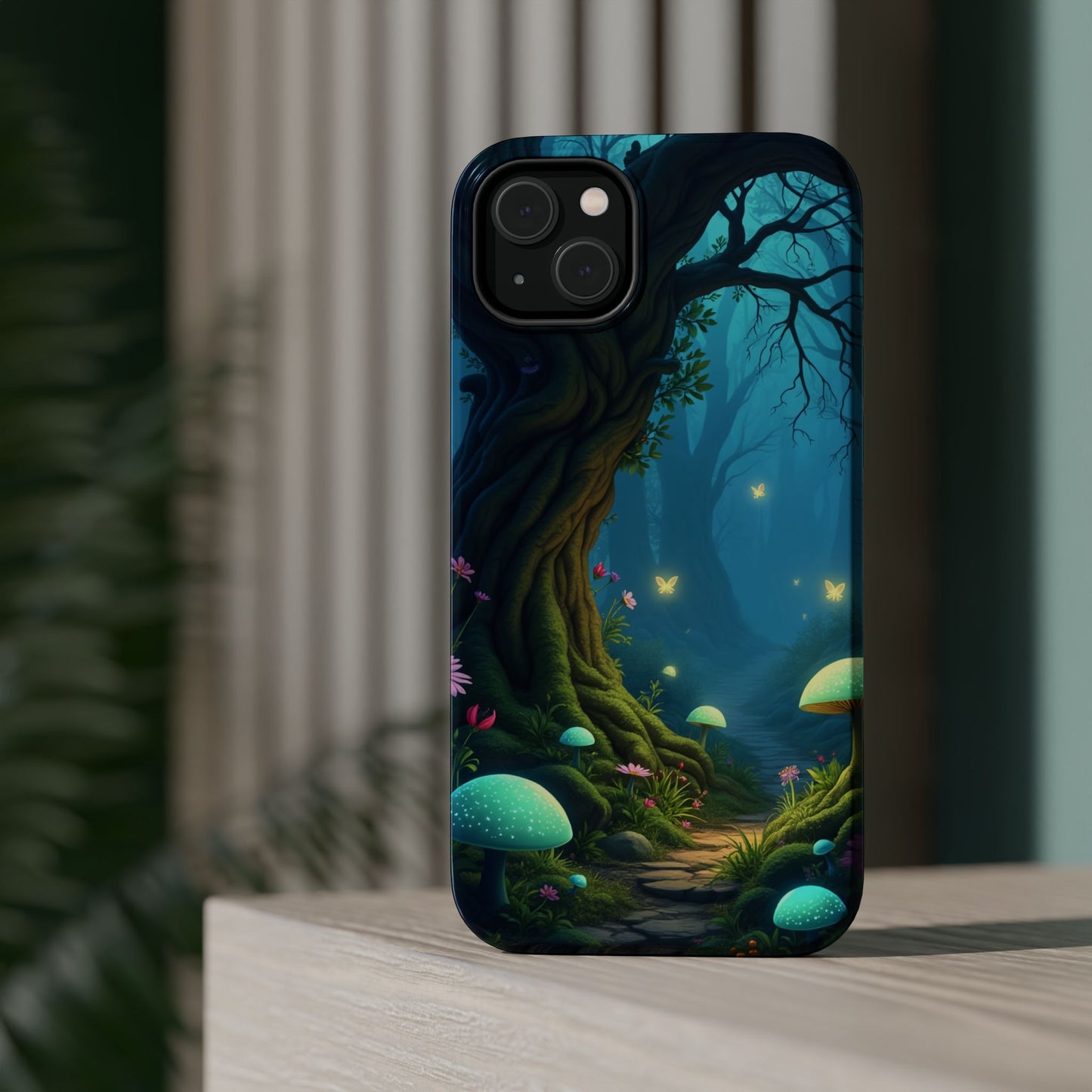 Shrooms Nature MagSafe® iPhone Tough Case Dual Layer Robust
