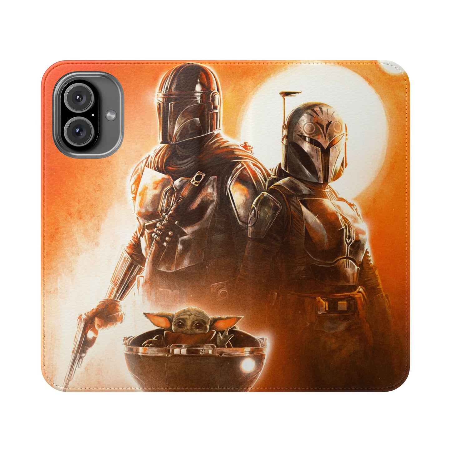 Mandalorian iPhone & Samsung Flip Case