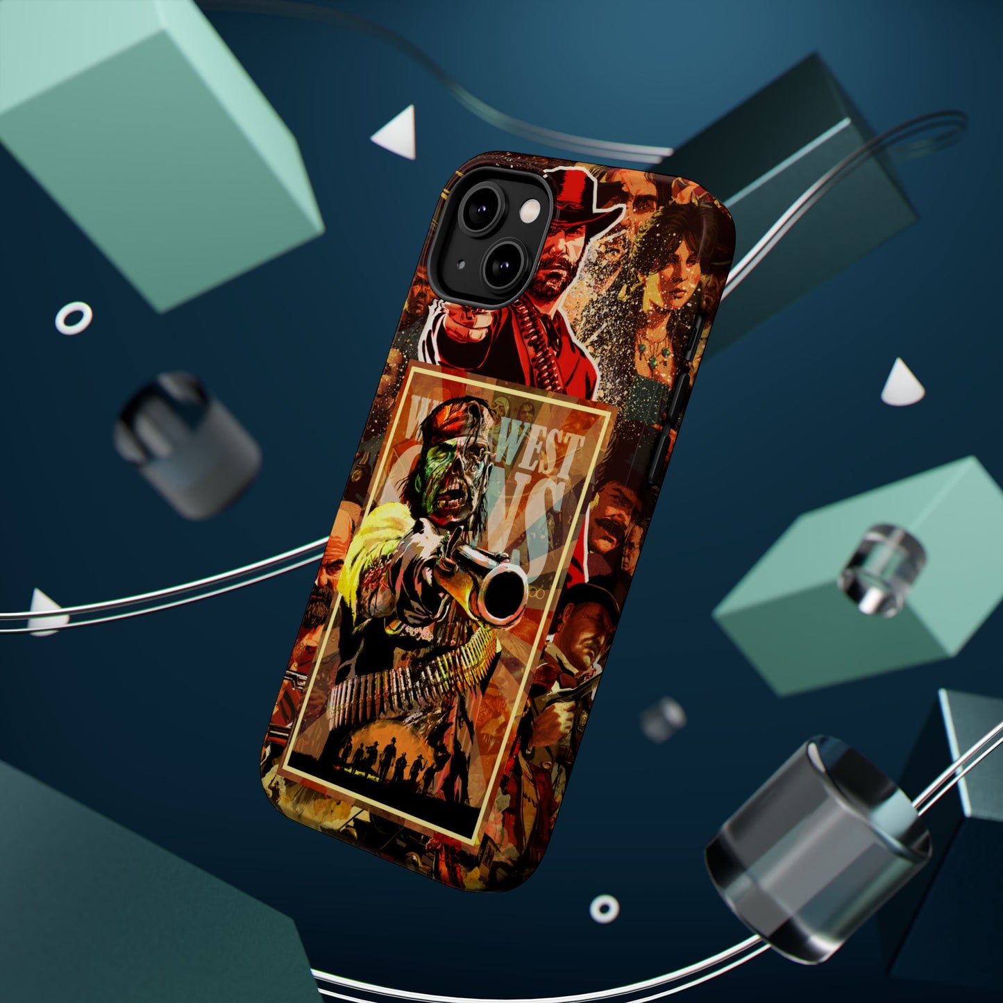 Red Dead Redemption MagSafe® iPhone Tough Case Dual Layer Robust