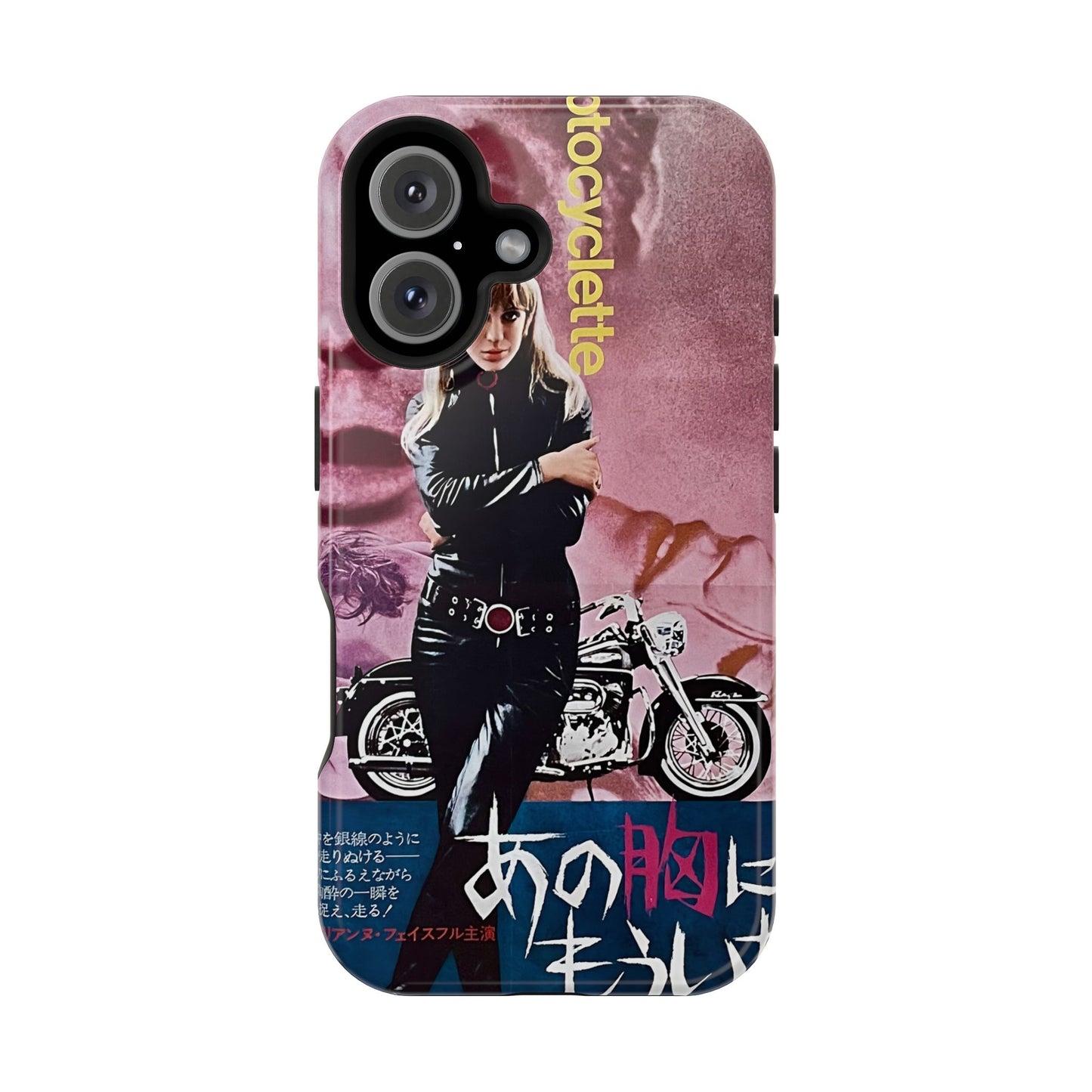 The Girl on a Motorcycle MagSafe® iPhone Tough Case Dual Layer Robust