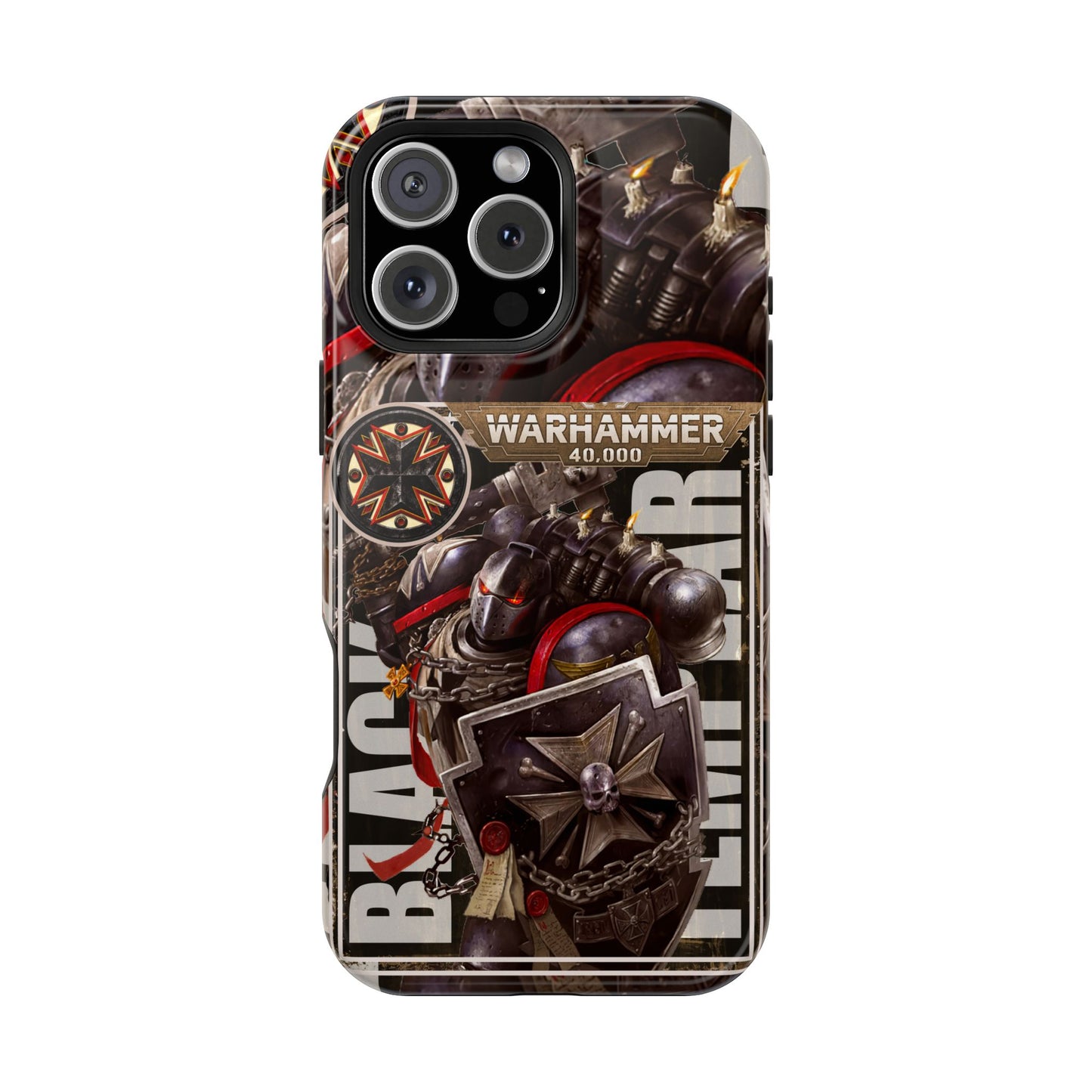Warhammer Black Templars MagSafe® iPhone Tough Case Dual Layer Robust