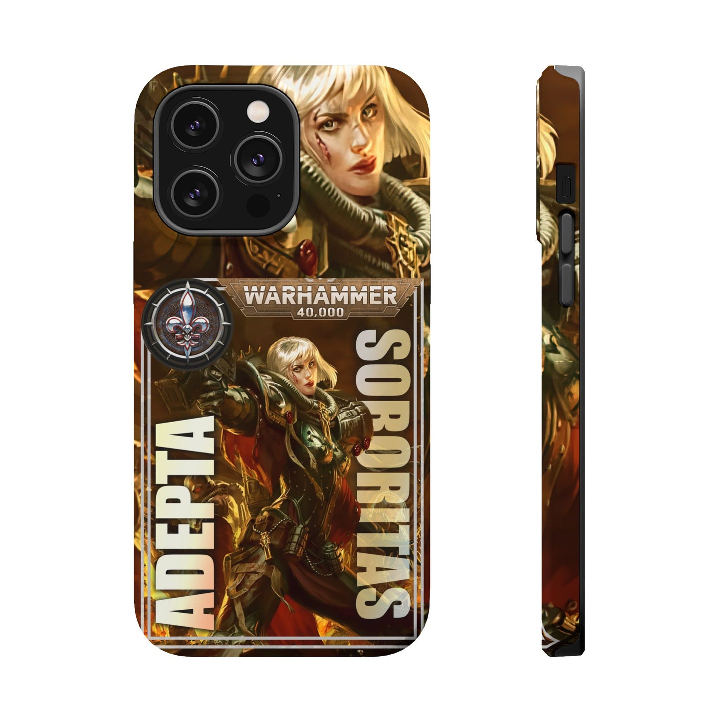 Warhammer Adepta Sororitas MagSafe® iPhone Tough Case Dual Layer Robust