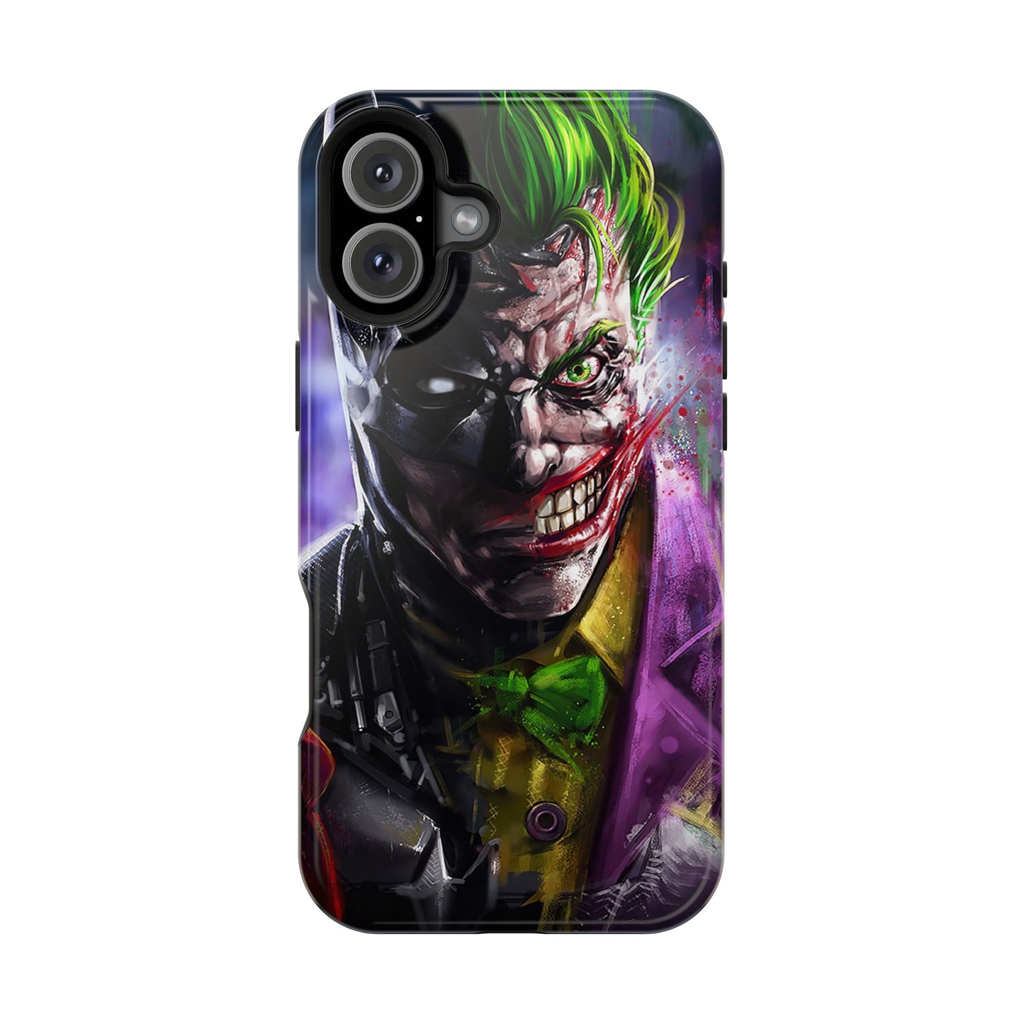 Joker Vs Bayman MagSafe® iPhone Tough Case Dual Layer Robust